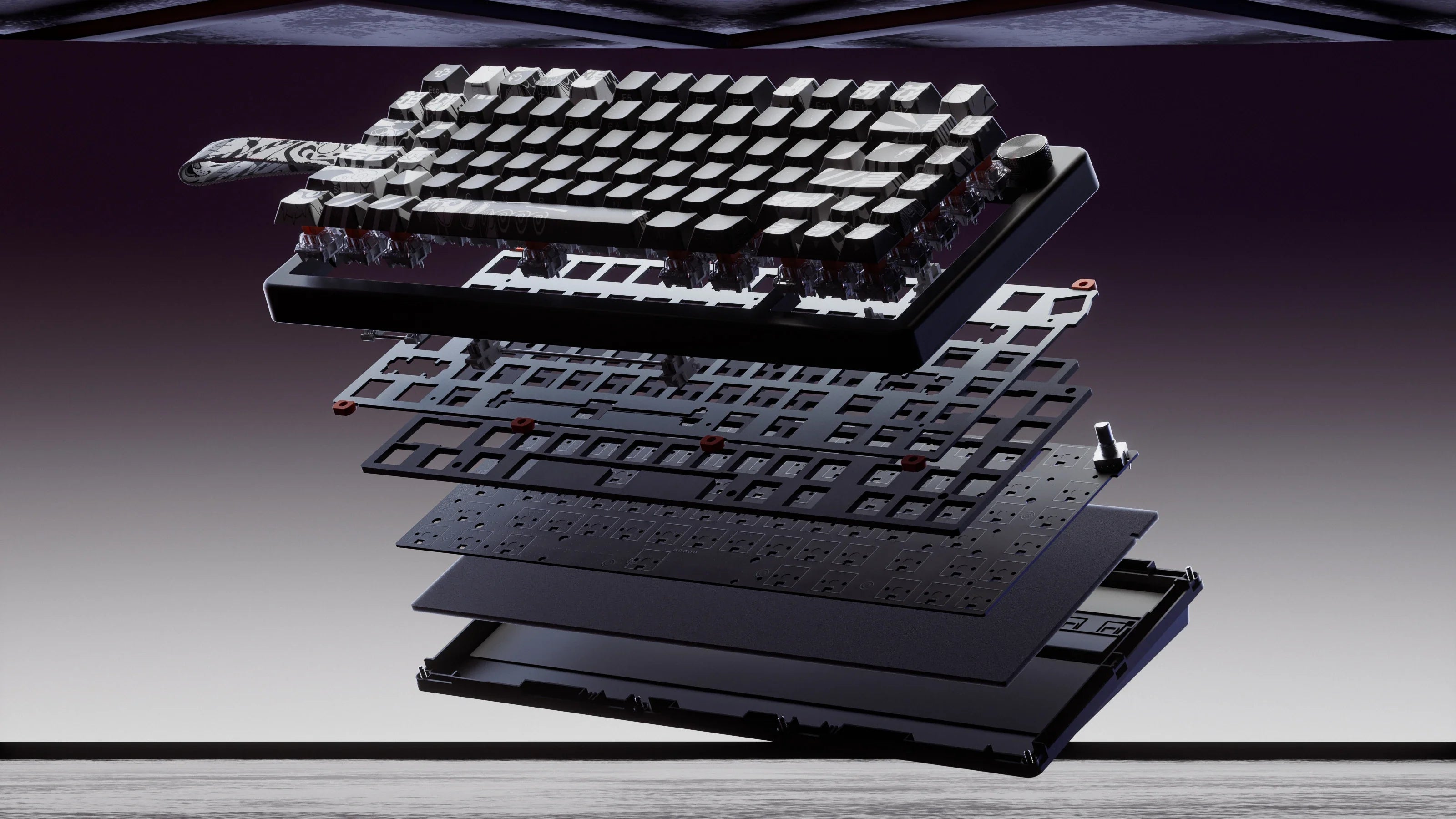 QwertyKey75 HE Momo – Hall Effect, Rapid Trigger, RGB, Snap Tap, Magnetic Switches