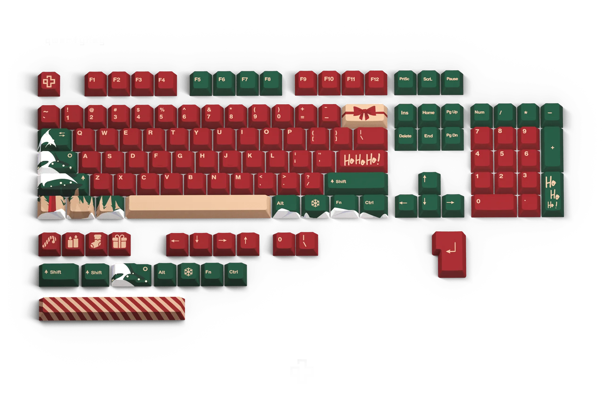 QwertyKey Christmas 2025 Keycap Set