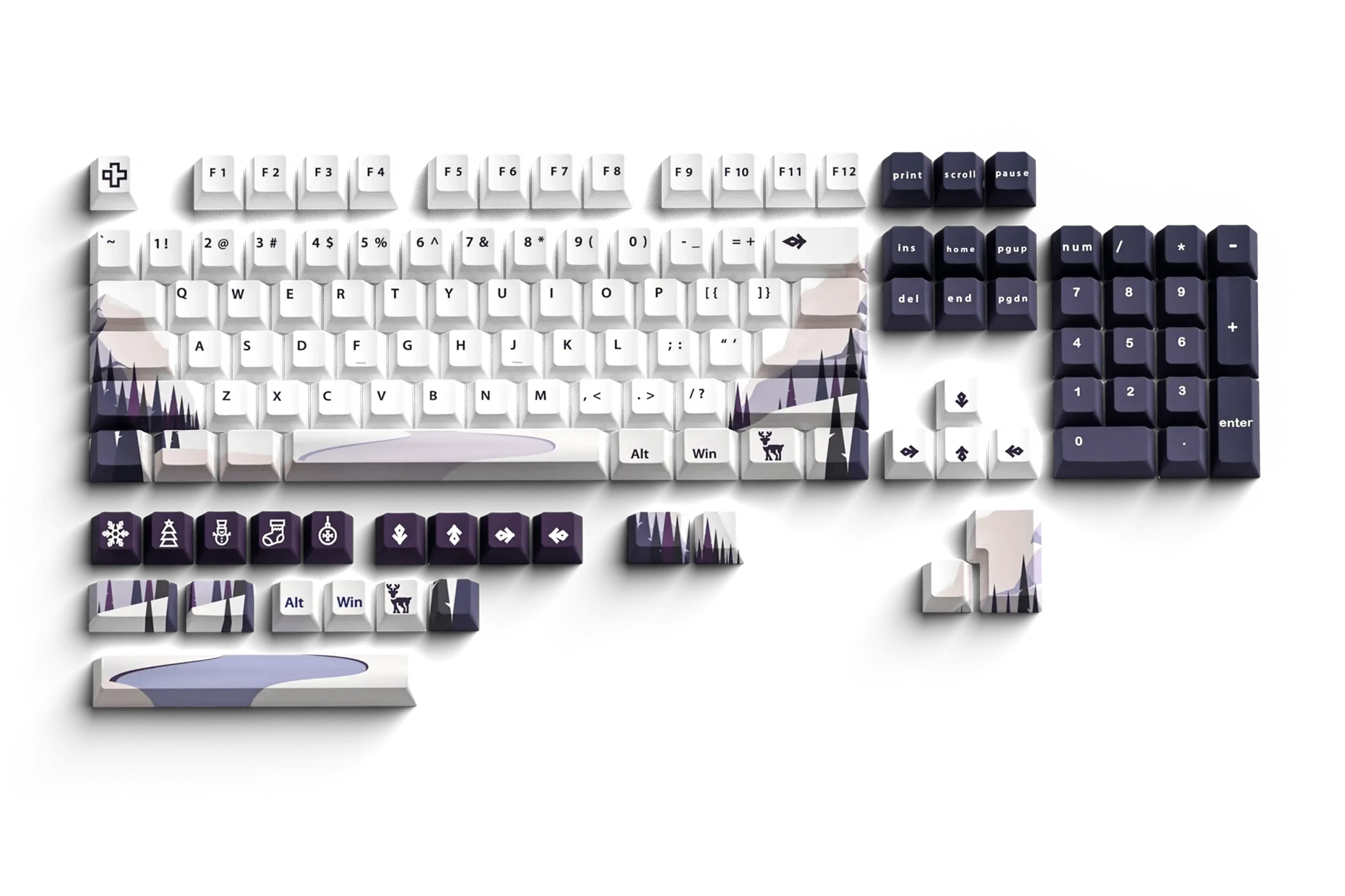 QwertyKey Winter Blast 2025 Keycap Set