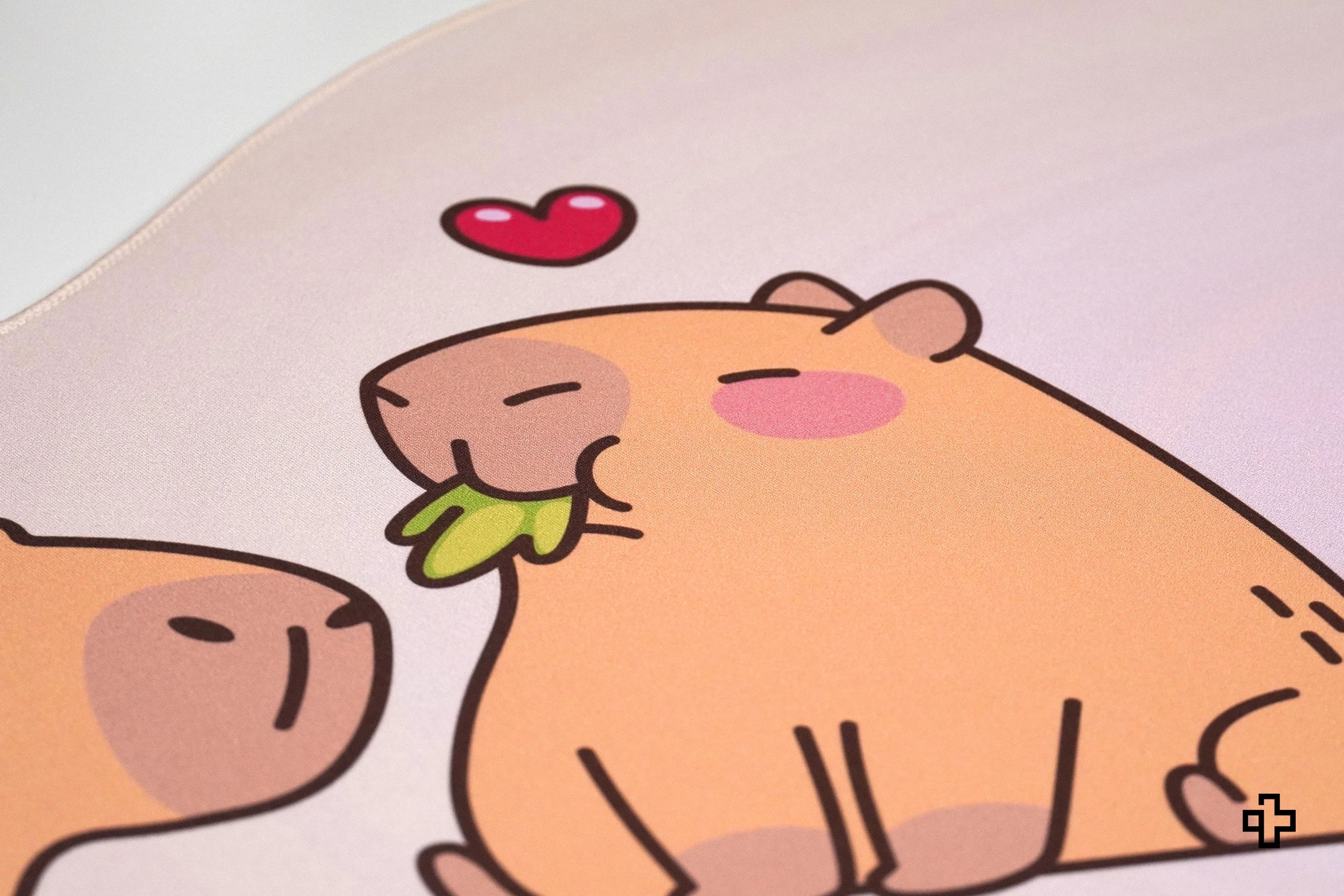 QwertyKey Capybara Deskmat 4mm Stitched Edges