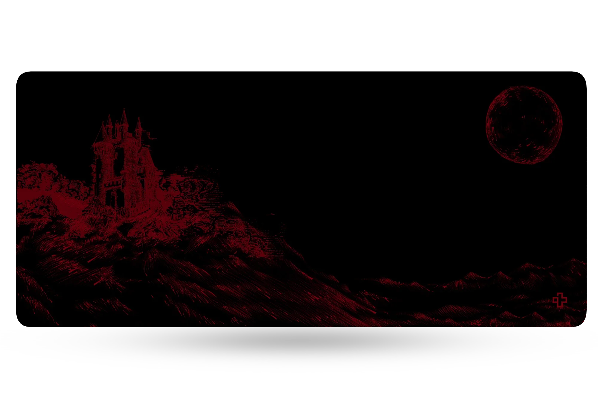 QwertyKey Dracula Deskmat 4mm Stitched Edges