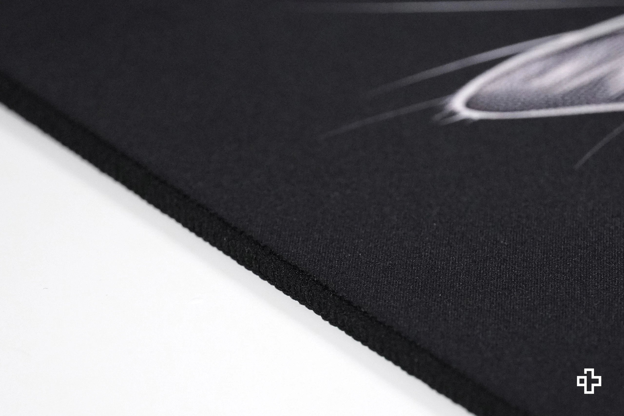 QwertyKey Black Cat Deskmat 4mm Stitched Edges