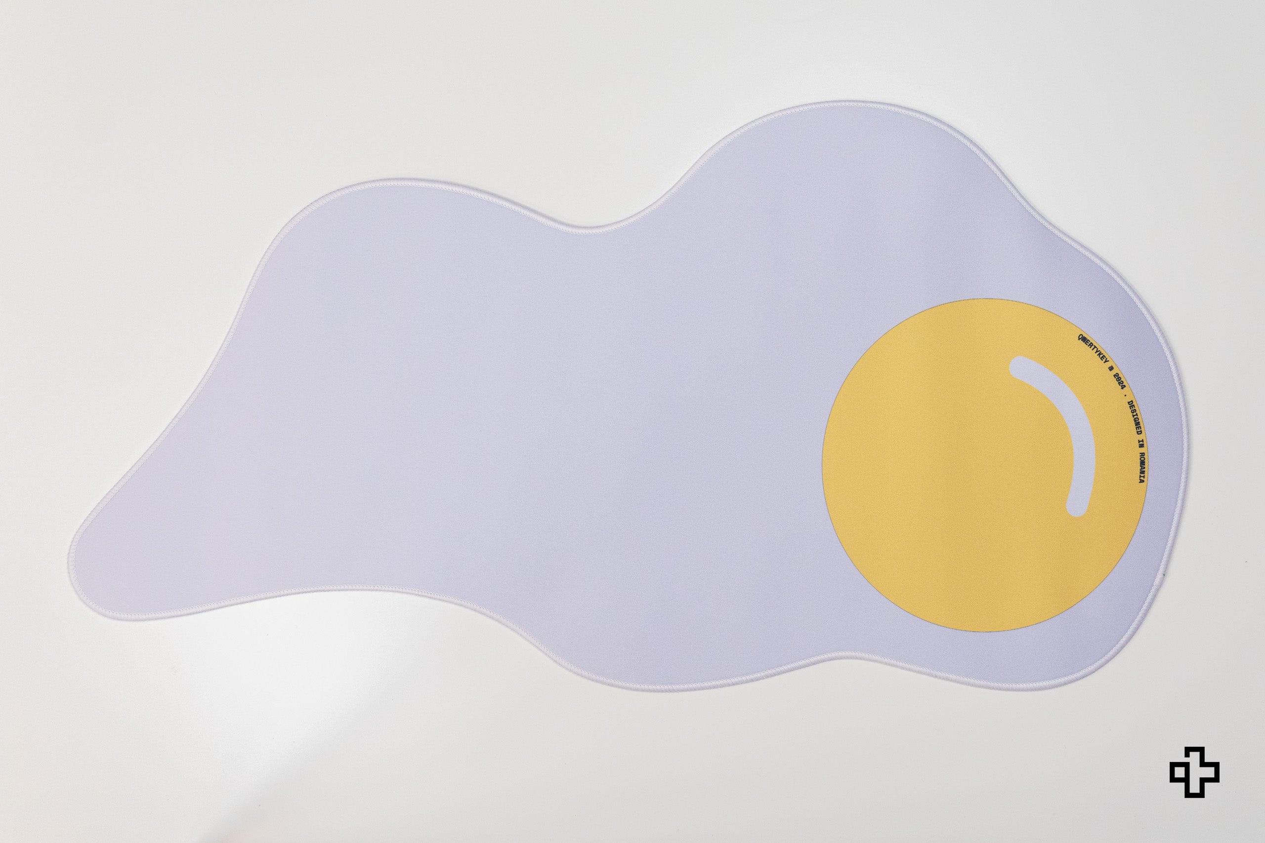 QwertyKey Egg Irregular Shape Deskmat 4mm Stitched Edges
