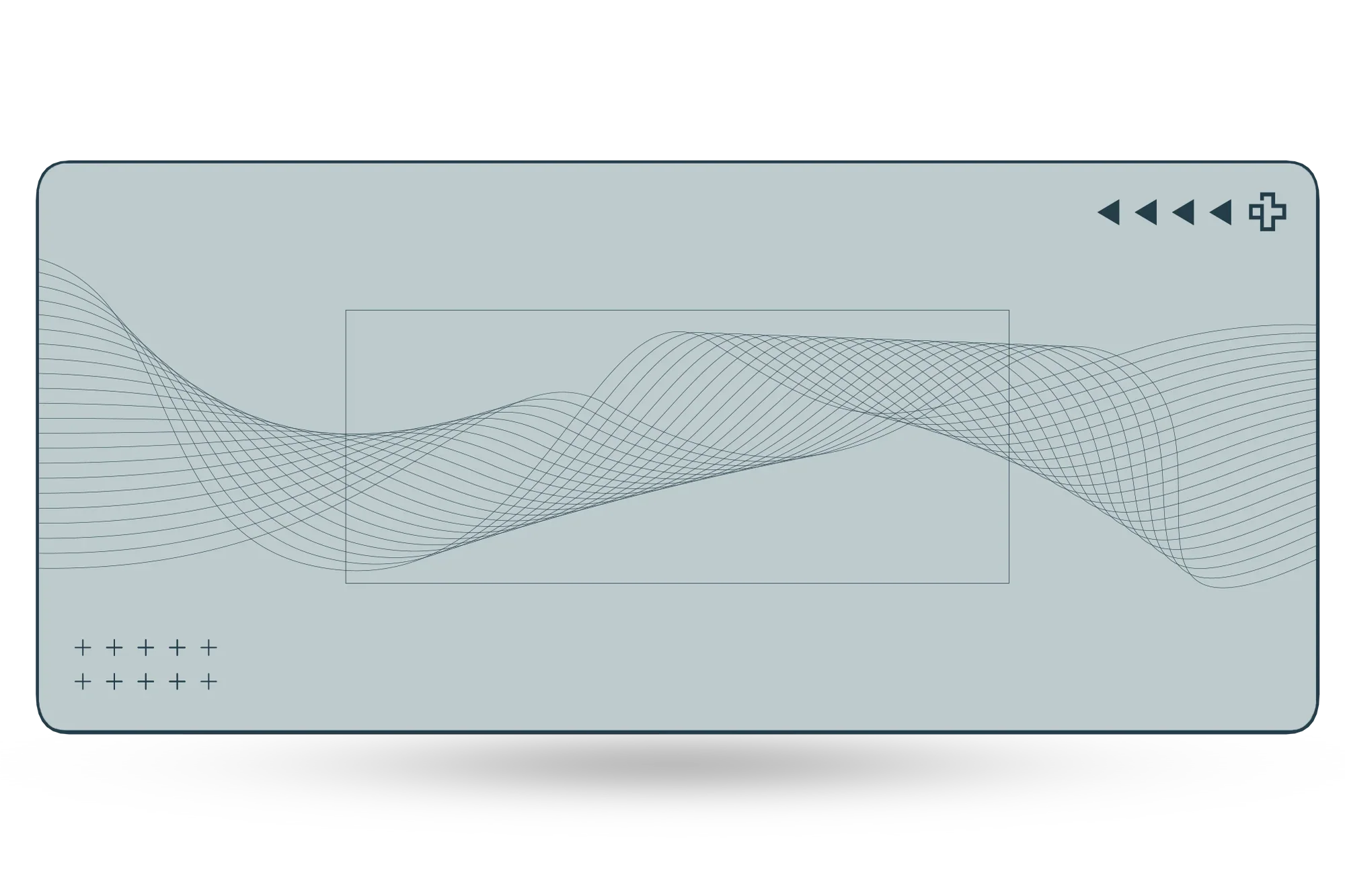 Deskmat Mousepad Flow Light 4mm Stitched Edges