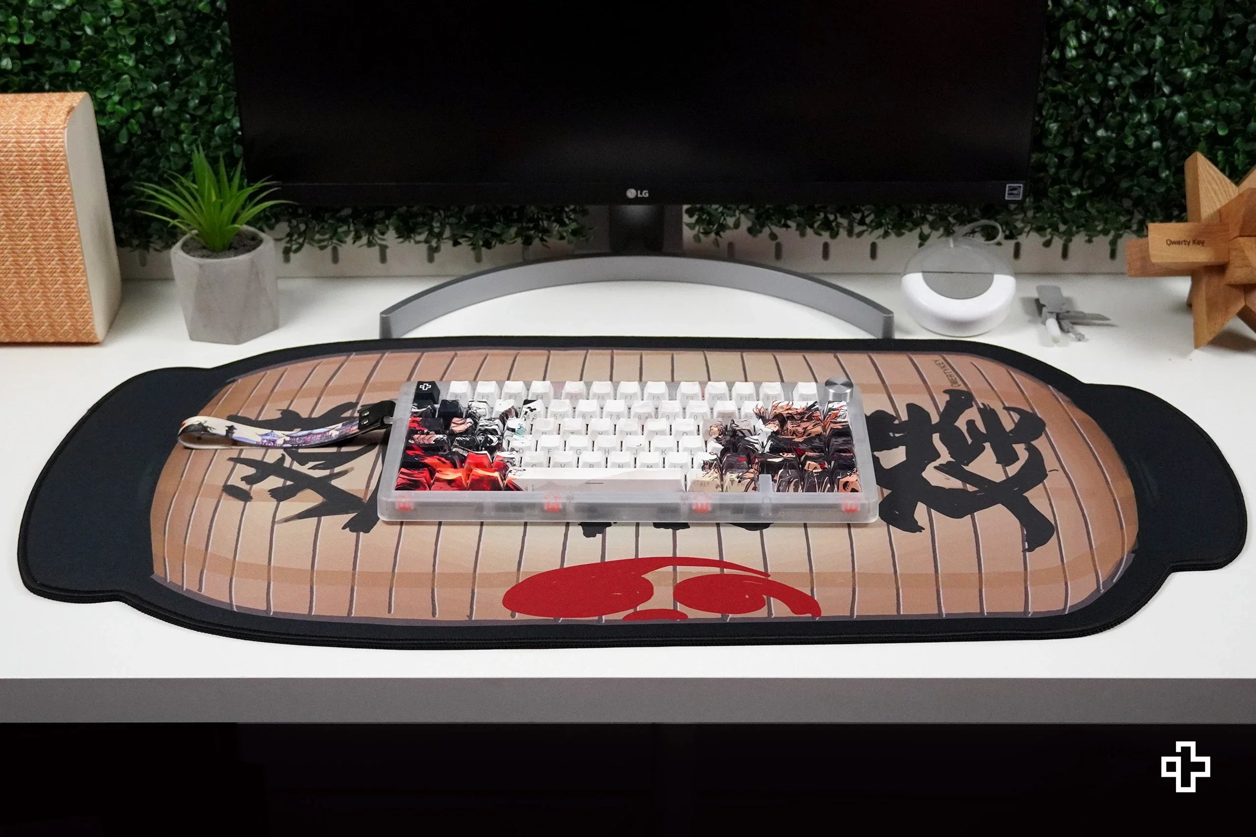 QwertyKey Striker Deskmat 4mm Stitched Edges