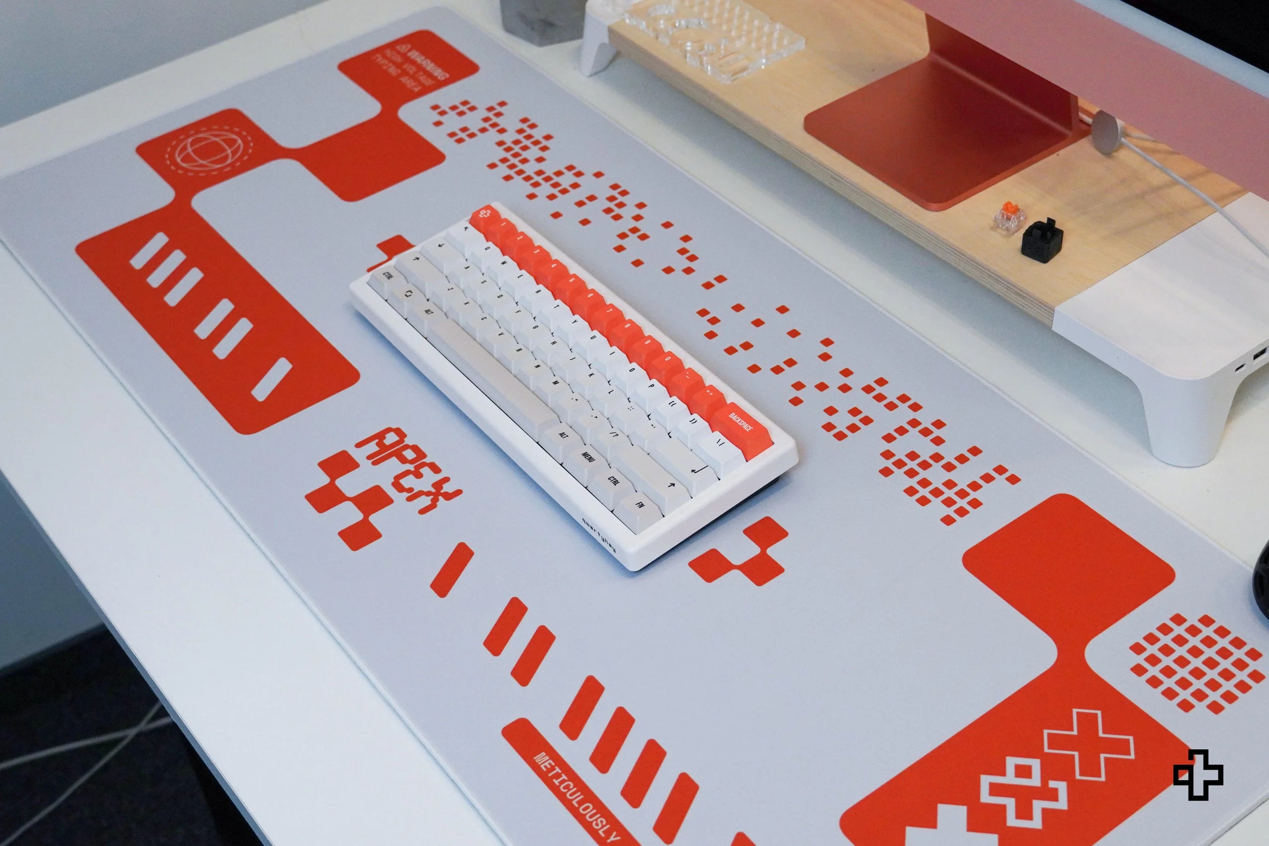 QwertyKey Apex Deskmat 4mm Stitched Edges