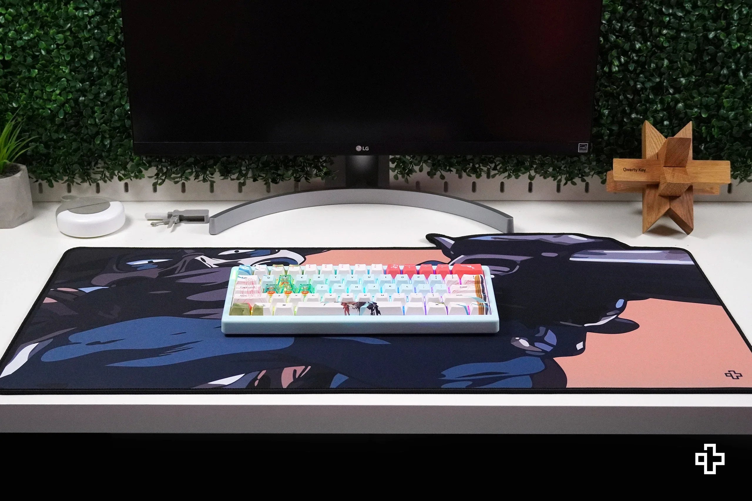 QwertyKey Western Deskmat 4mm Stitched Edges