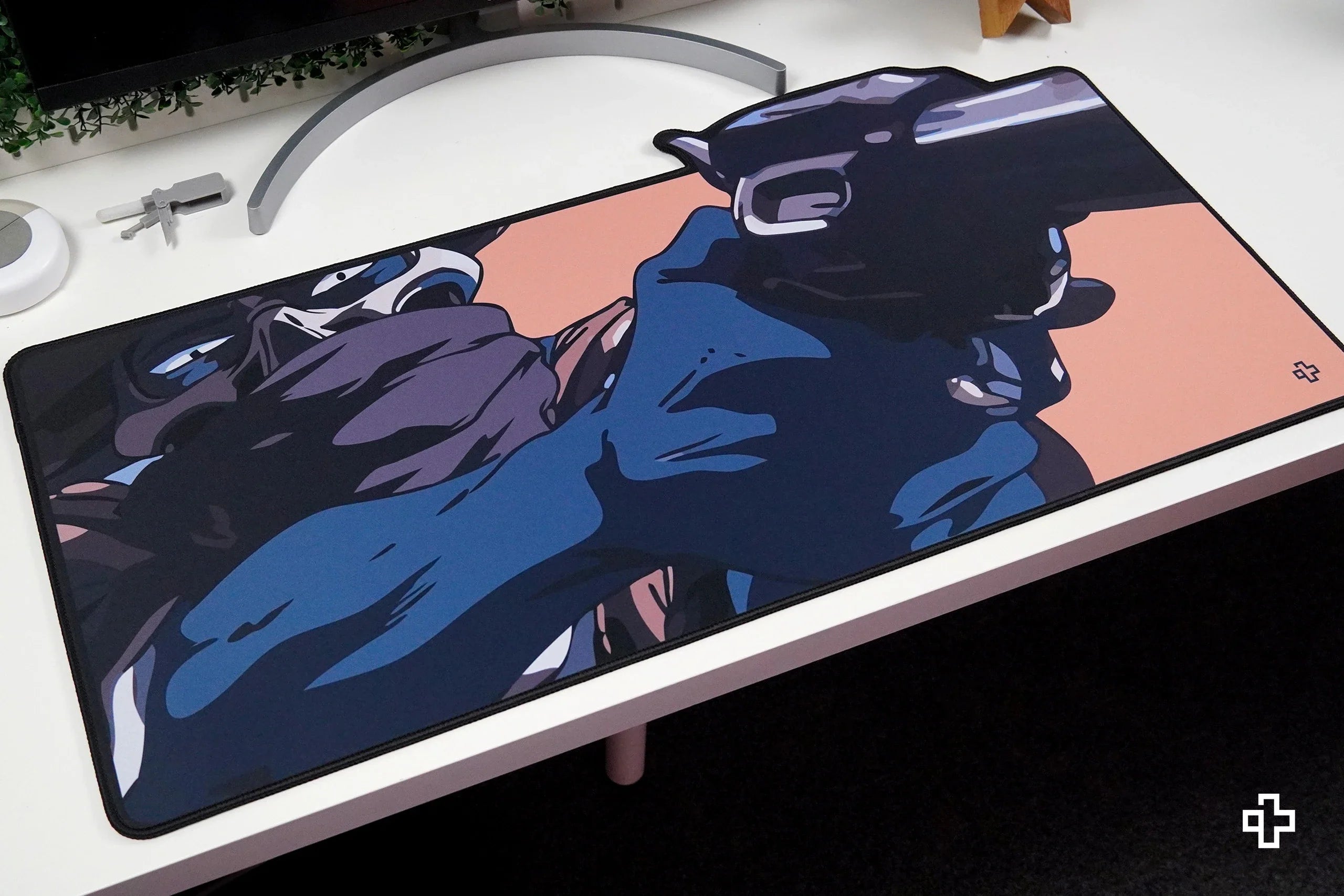 QwertyKey Western Deskmat 4mm Stitched Edges