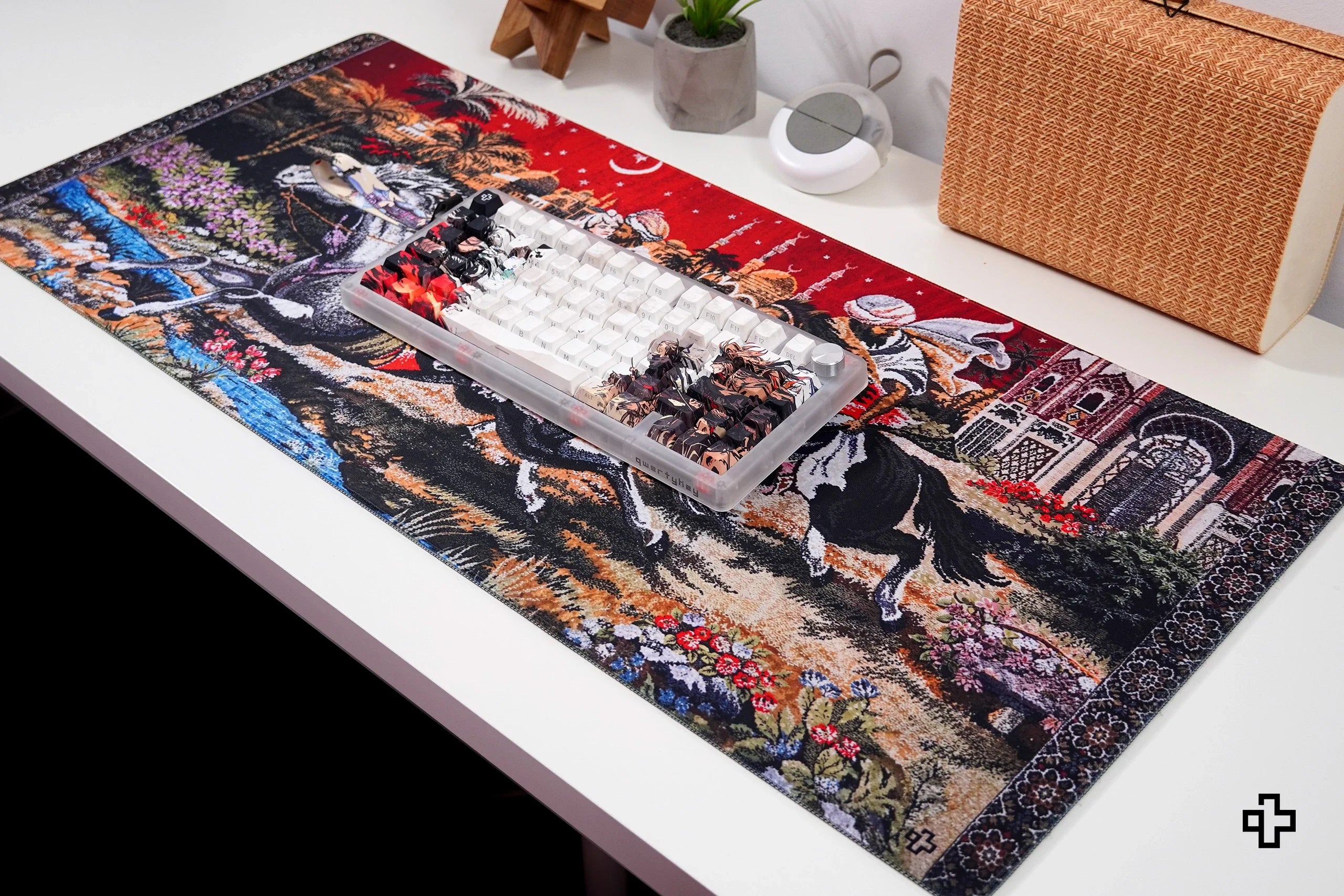 QwertyKey Abduction from the Seraglio Deskmat 4mm Stitched Edges