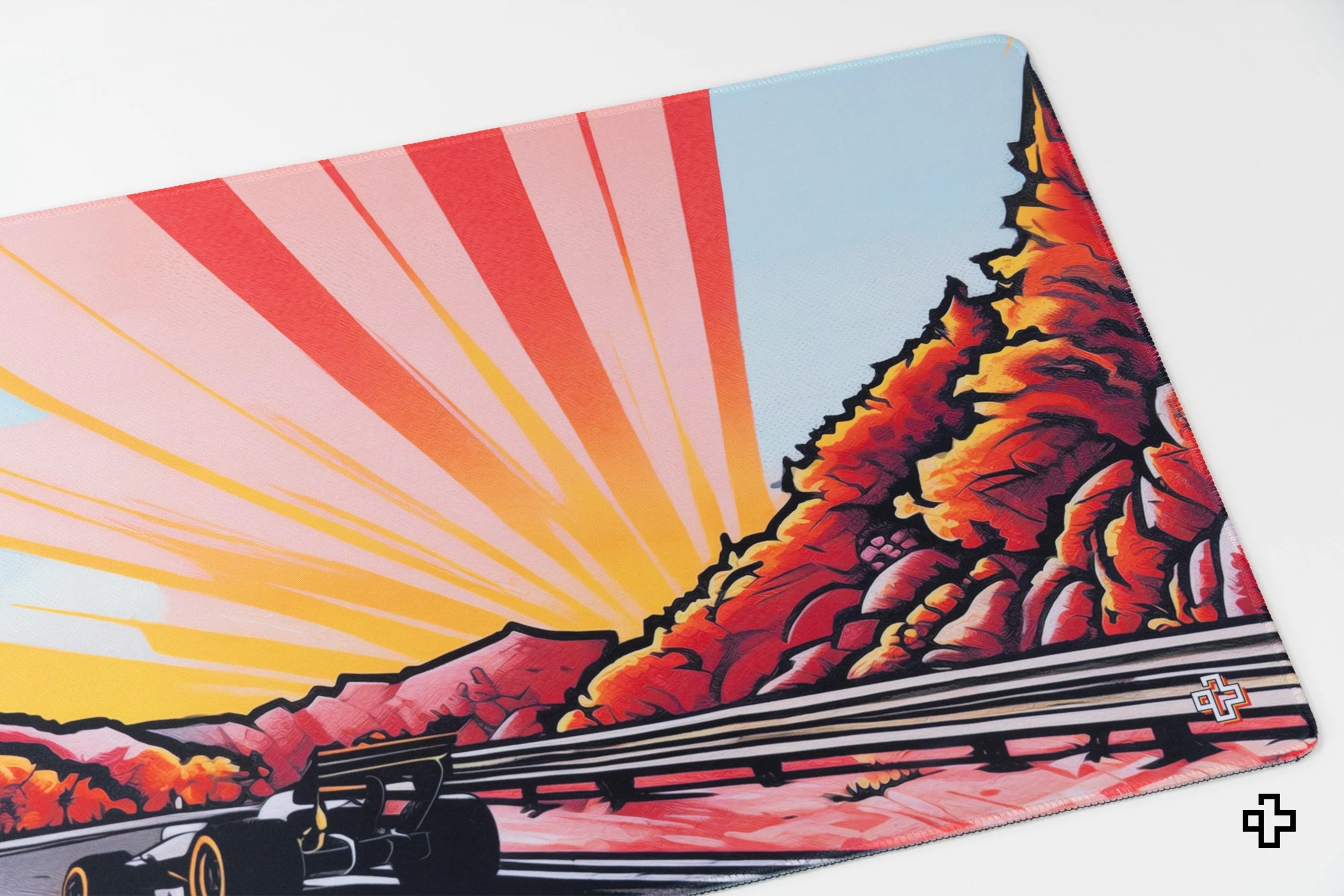 QwertyKey Formula Sunset Deskmat 4mm Stitched Edges