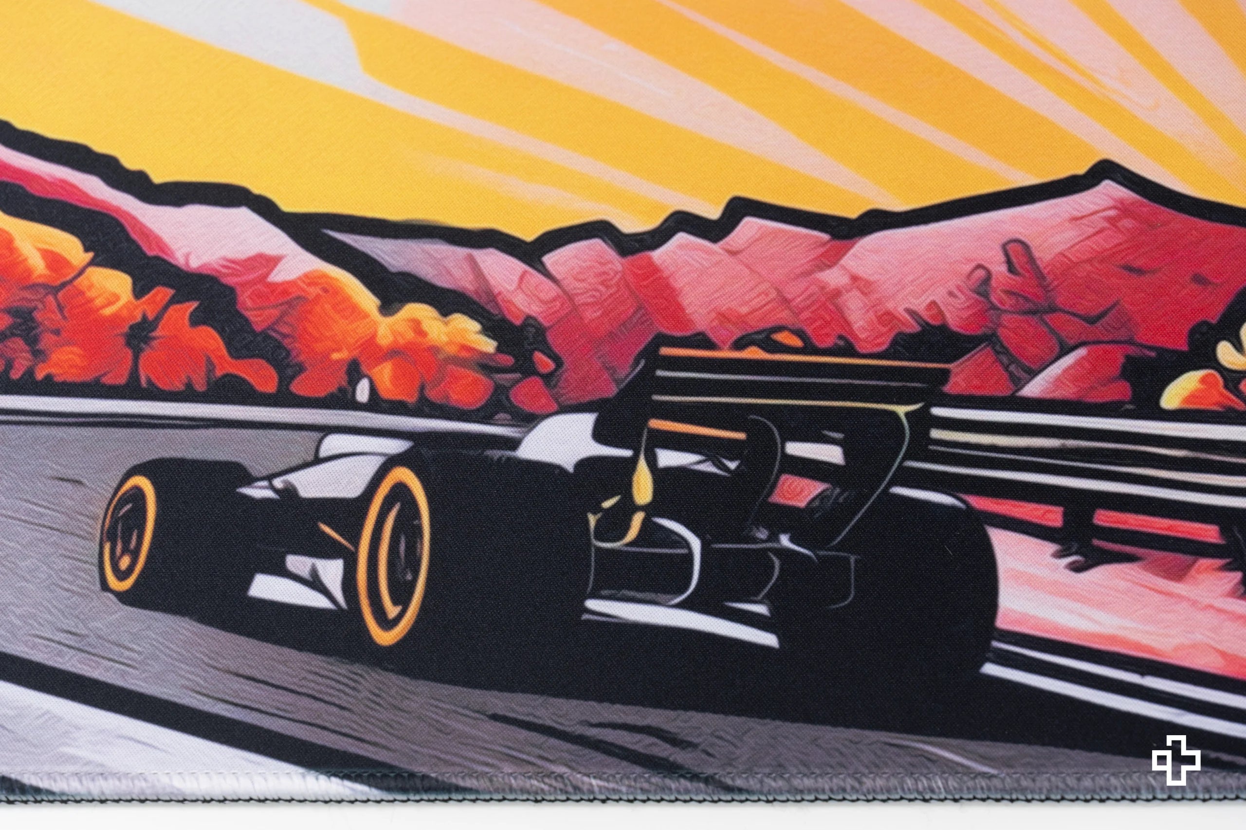 QwertyKey Formula Sunset Deskmat 4mm Stitched Edges