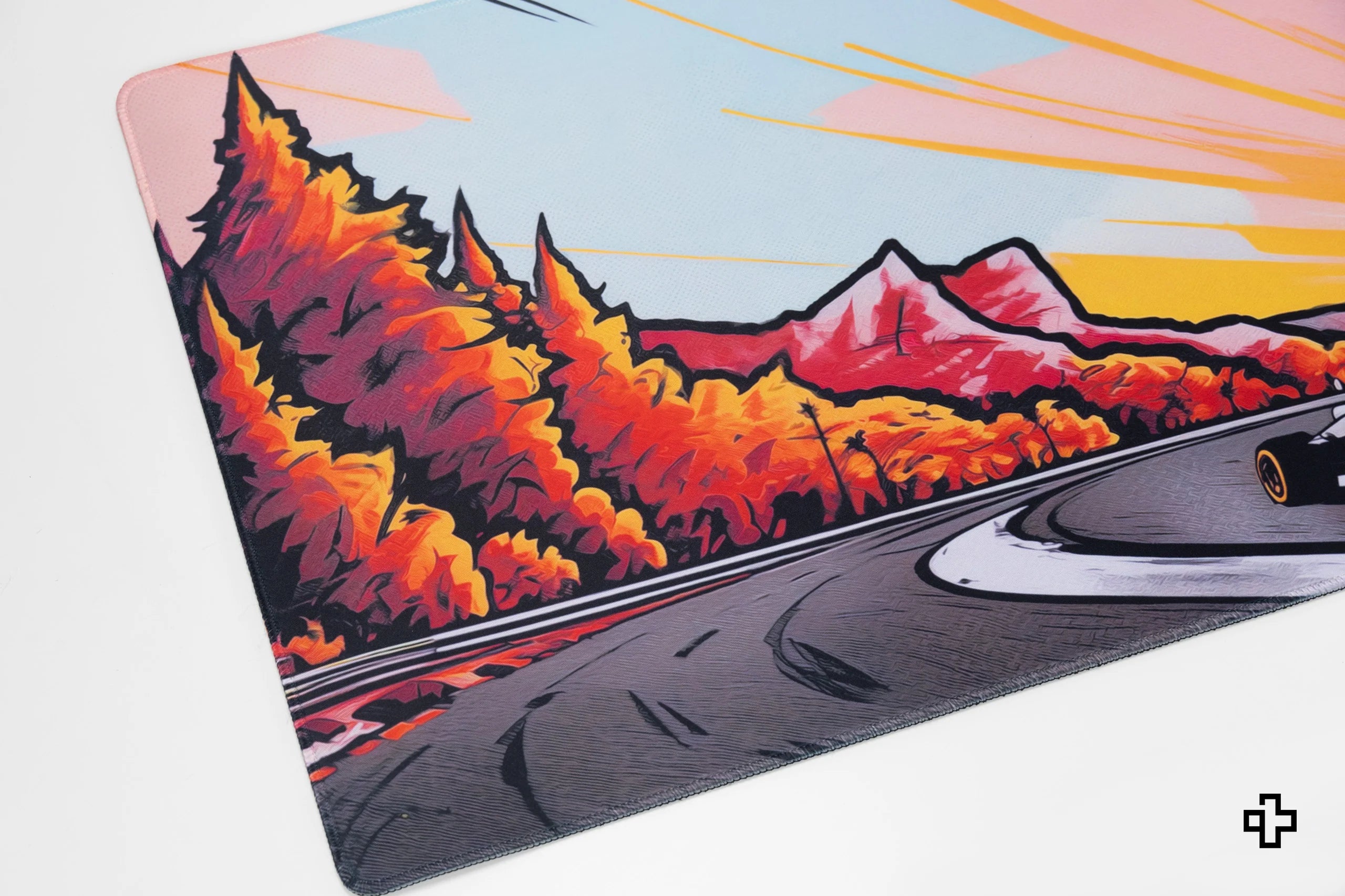 QwertyKey Formula Sunset Deskmat 4mm Stitched Edges