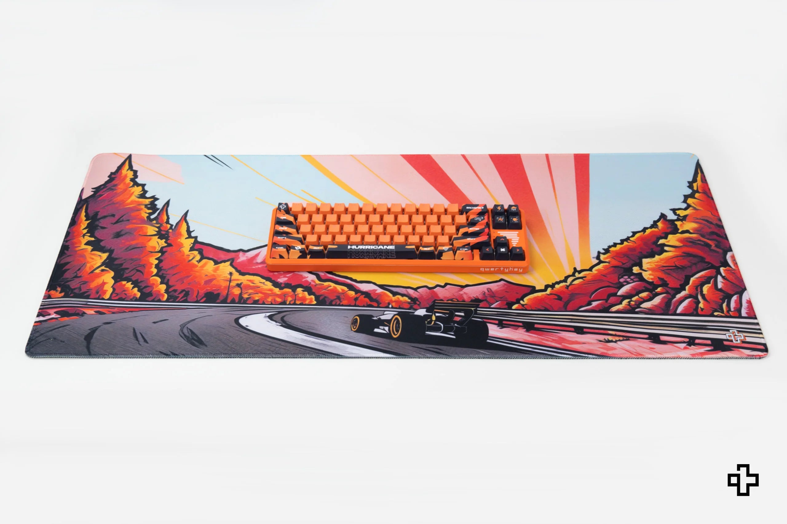 QwertyKey Formula Sunset Deskmat 4mm Stitched Edges