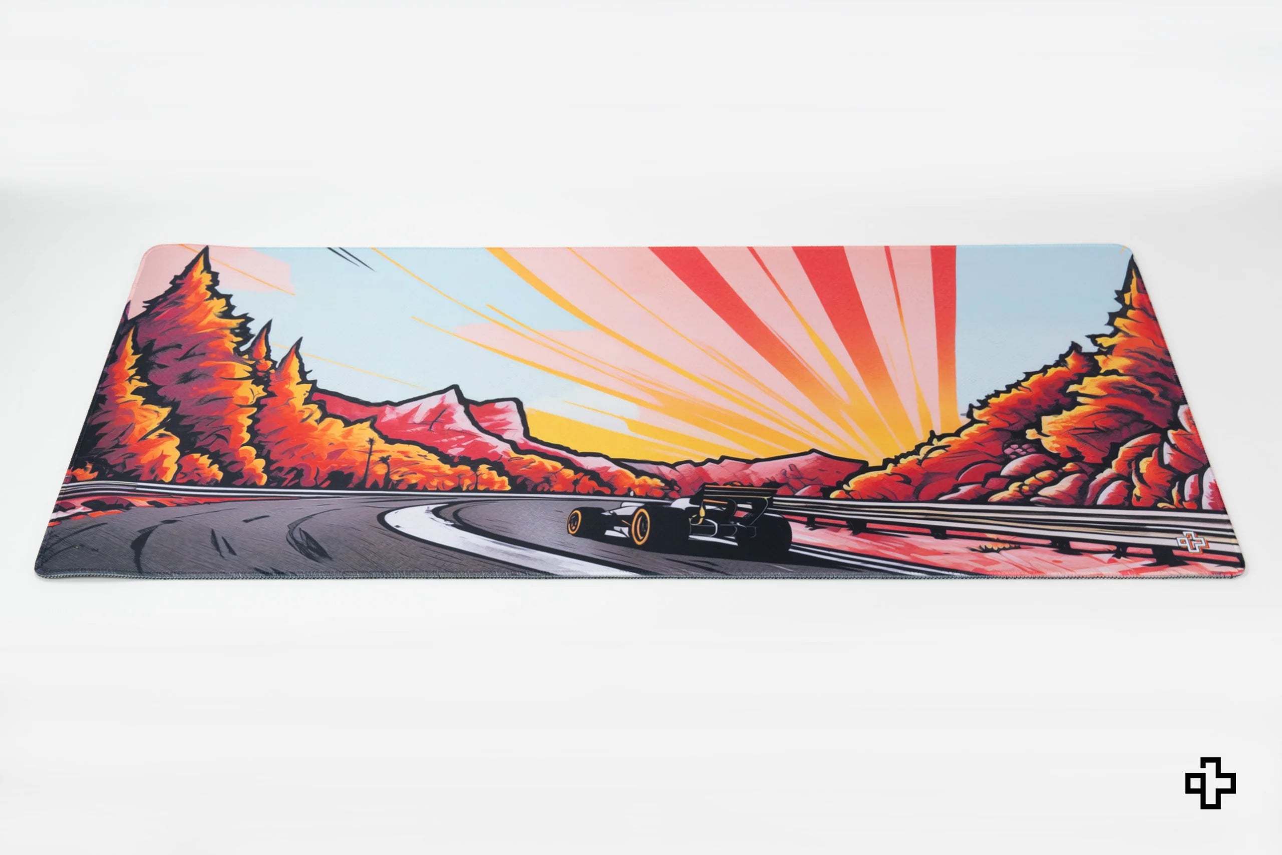 QwertyKey Formula Sunset Deskmat 4mm Stitched Edges