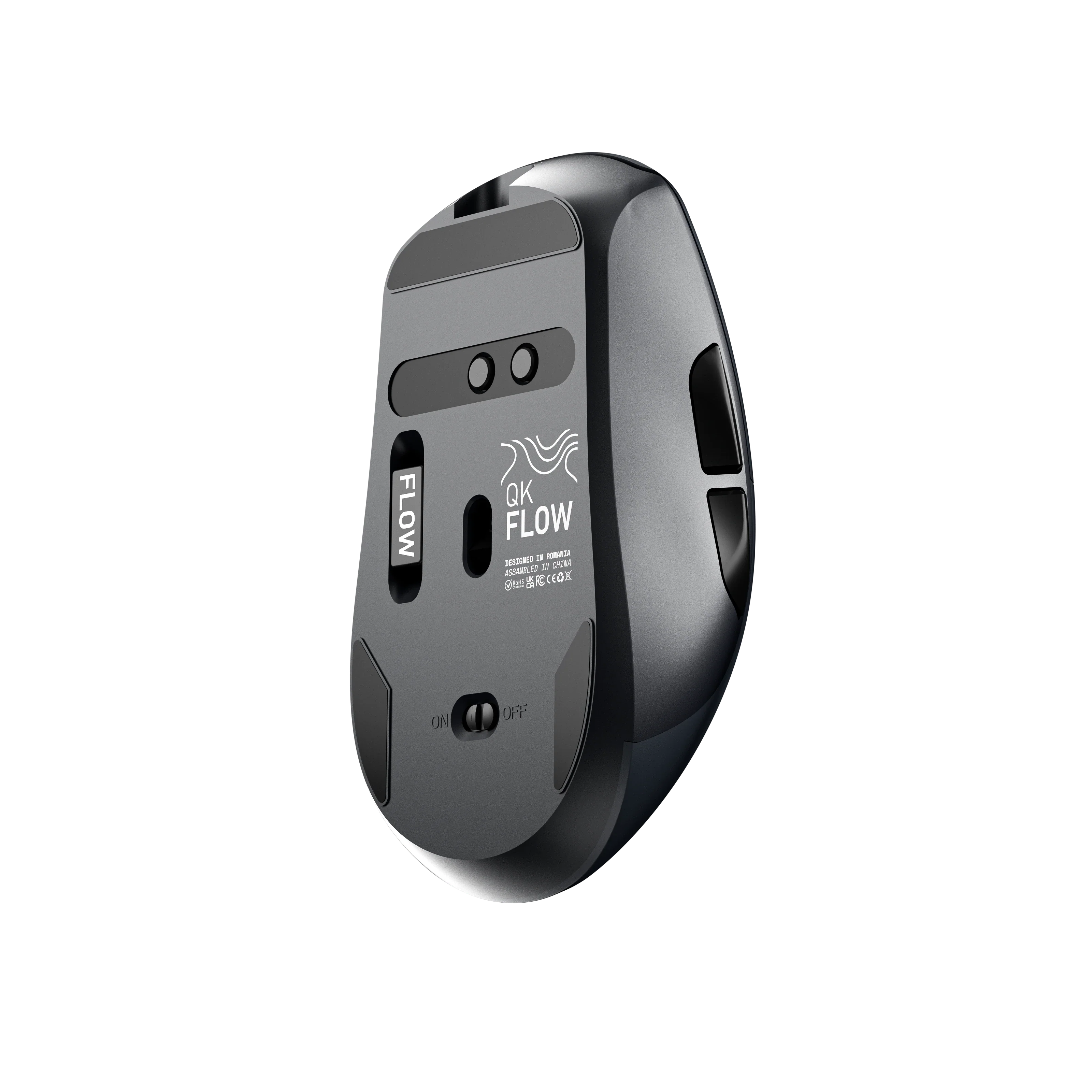 QwertyKey Flow Office Bluetooth Wireless RGB Black Mouse