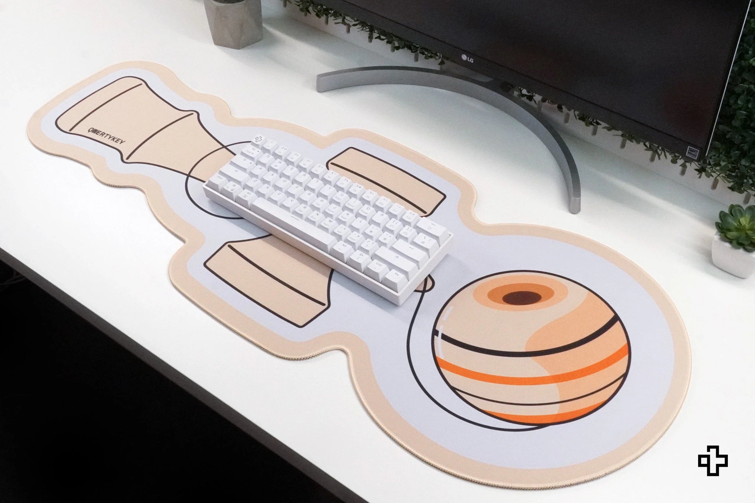 QwertyKey Kendama Deskmat 4mm Stitched Edges