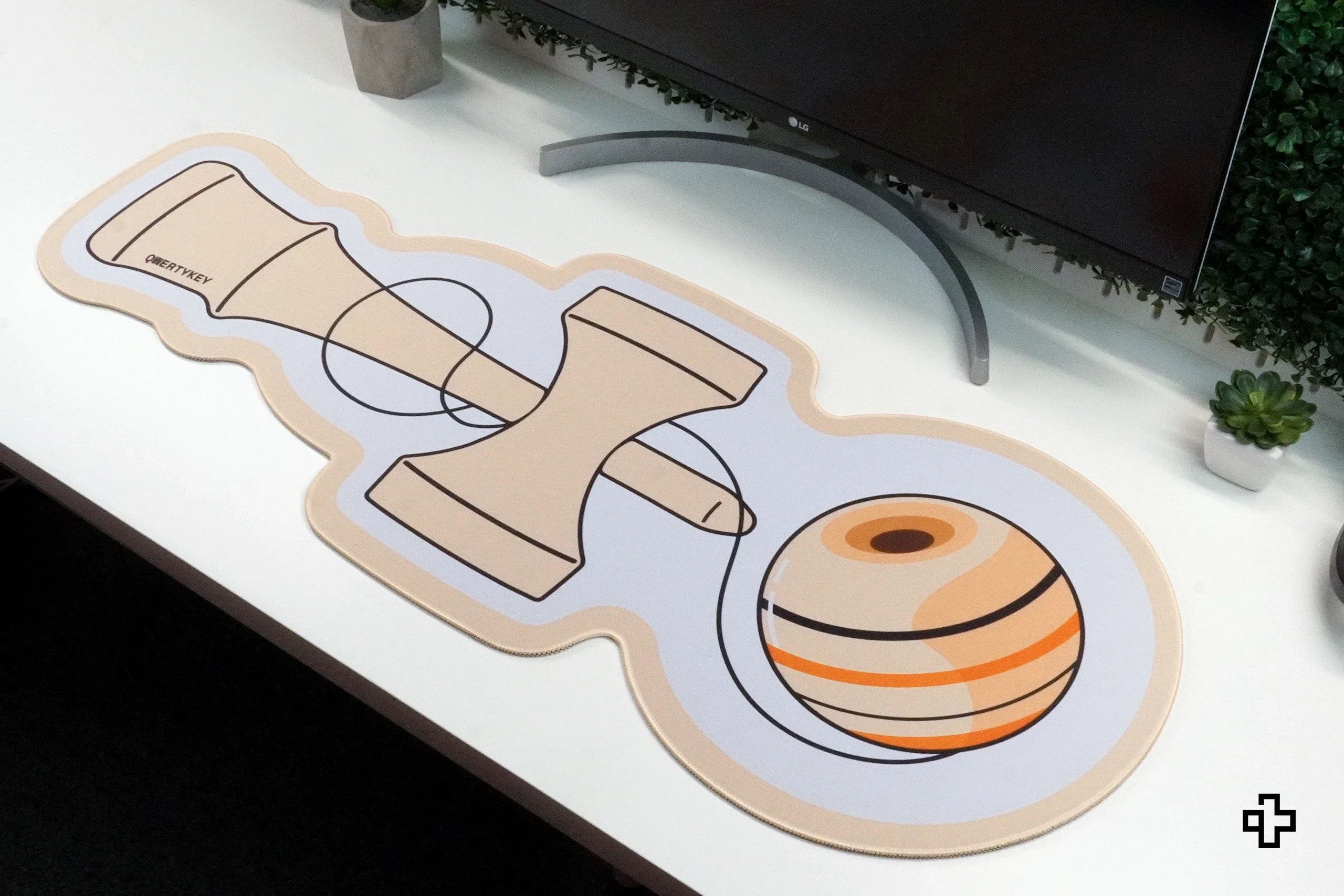 QwertyKey Kendama Deskmat 4mm Stitched Edges