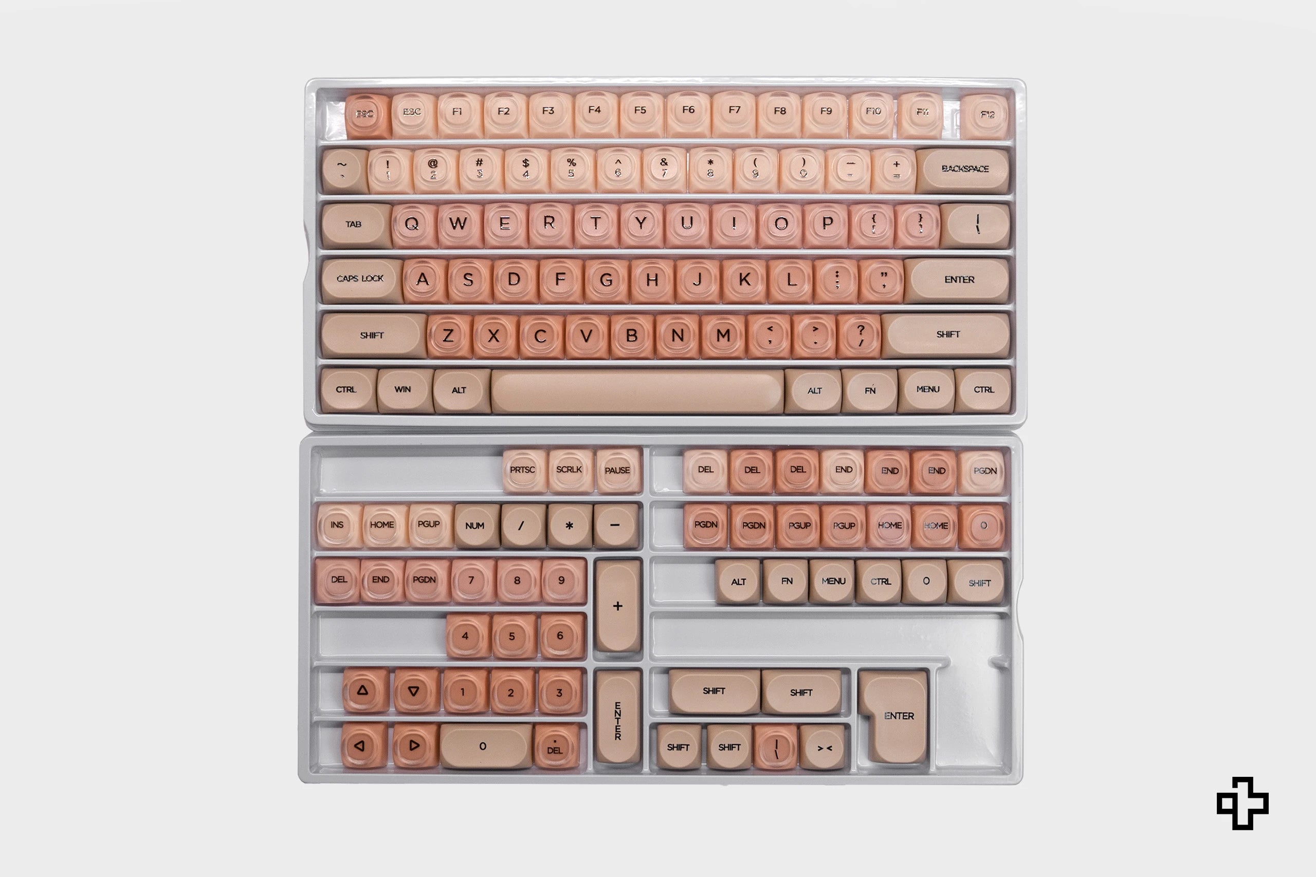 QwertyKey Peach Cream HOA Profile Keycap Set