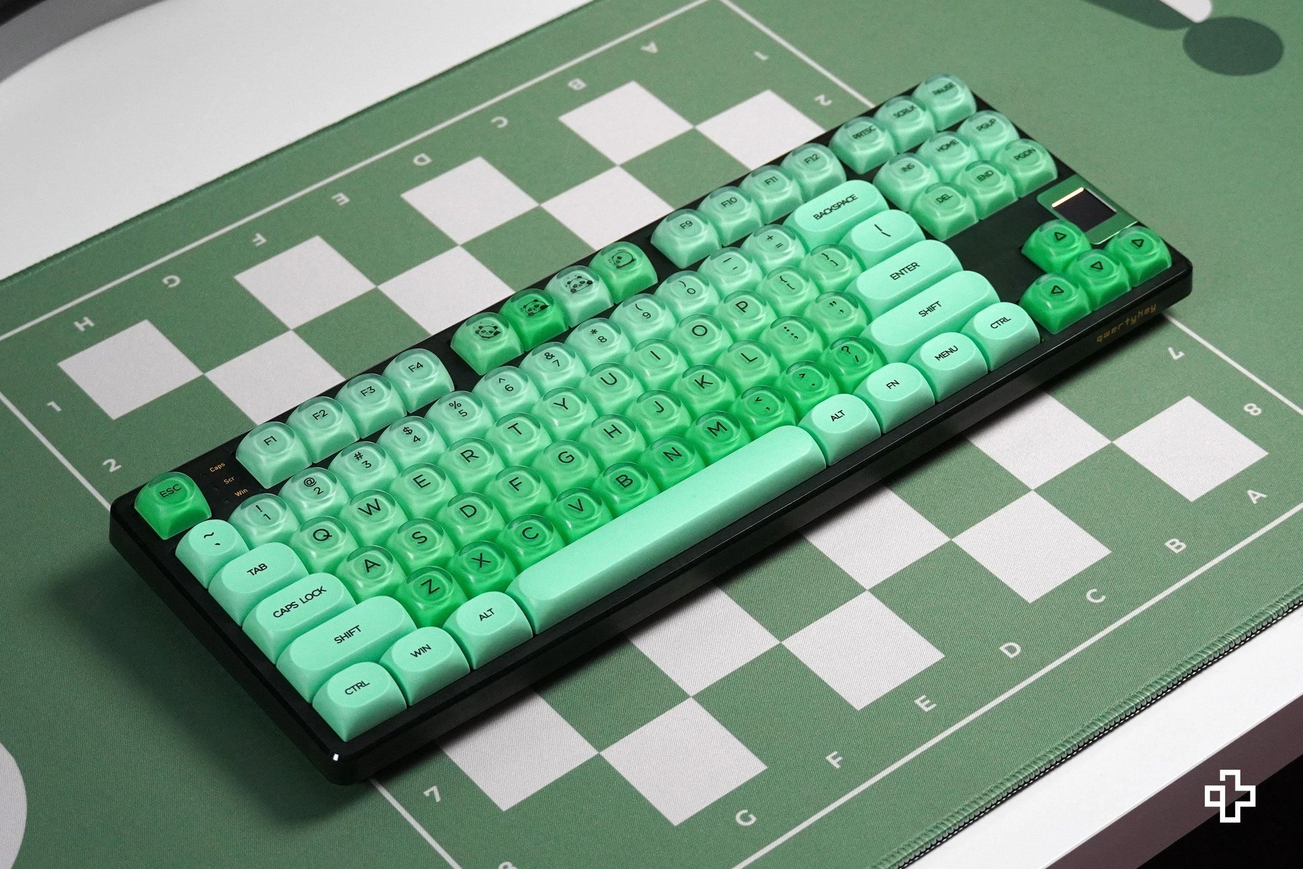 QwertyKey Mint HOA Profile Keycap Set