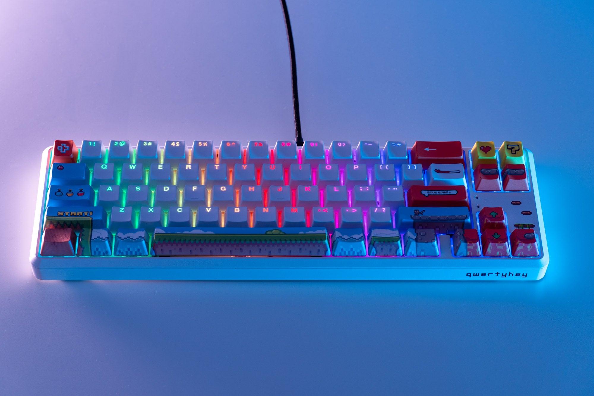 QwertyKey65 Arcade Hotswap RGB Mechanical Gaming Keyboard Keyboards QwertyKey