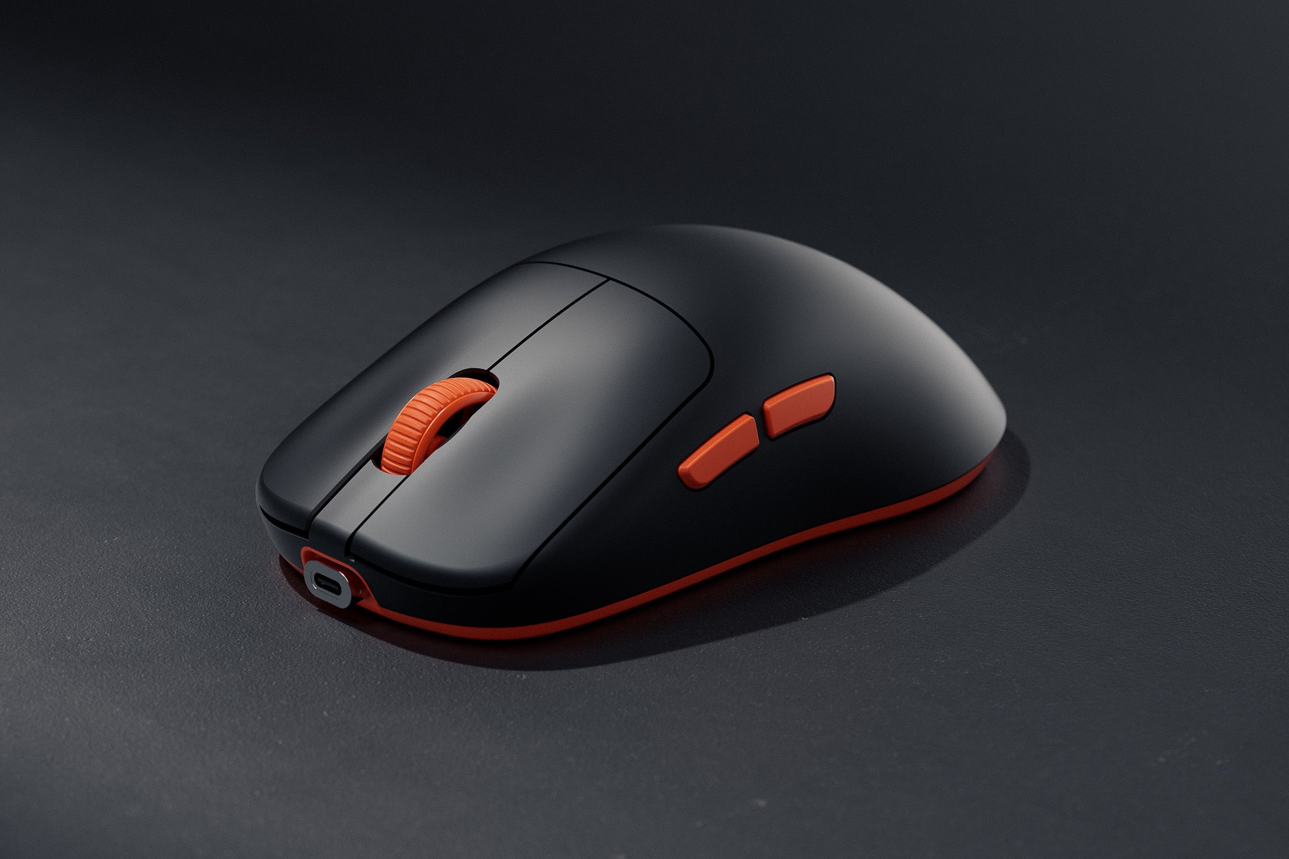 QwertyKey Falcon Black 8K, 30.000 DPI, Bluetooth Wireless Trio Mode, Pixart 3950 Gaming Mouse