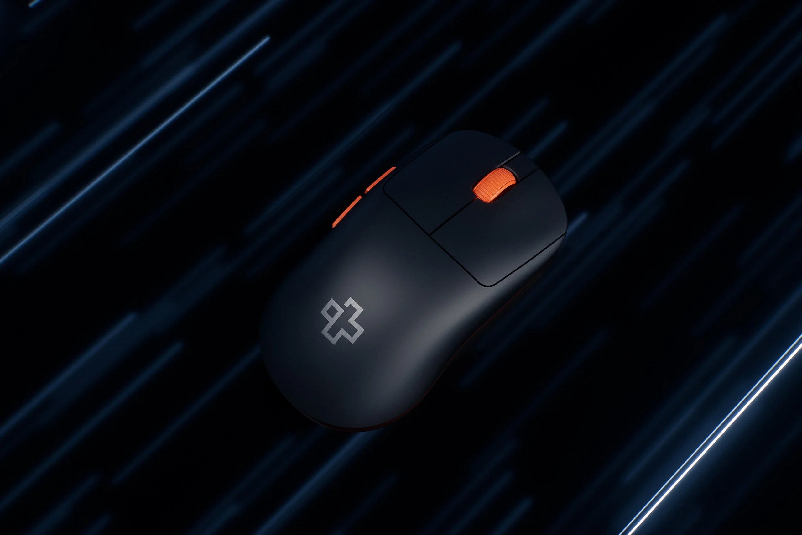 QwertyKey Falcon Black 8K, 30.000 DPI, Bluetooth Wireless Trio Mode, Pixart 3950 Gaming Mouse