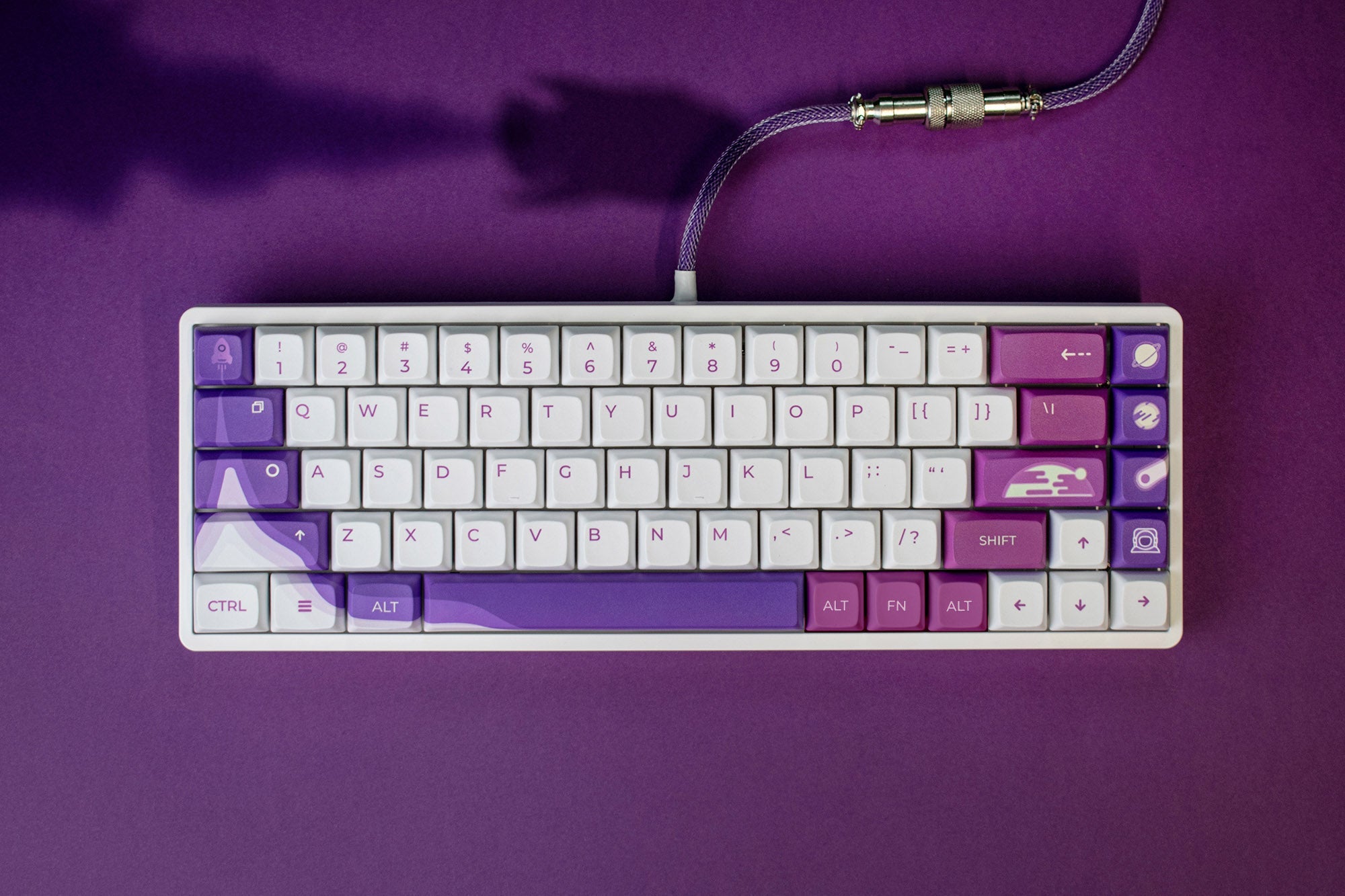 QwertyKey LiftOff XDA Profile PBT Keycap Set