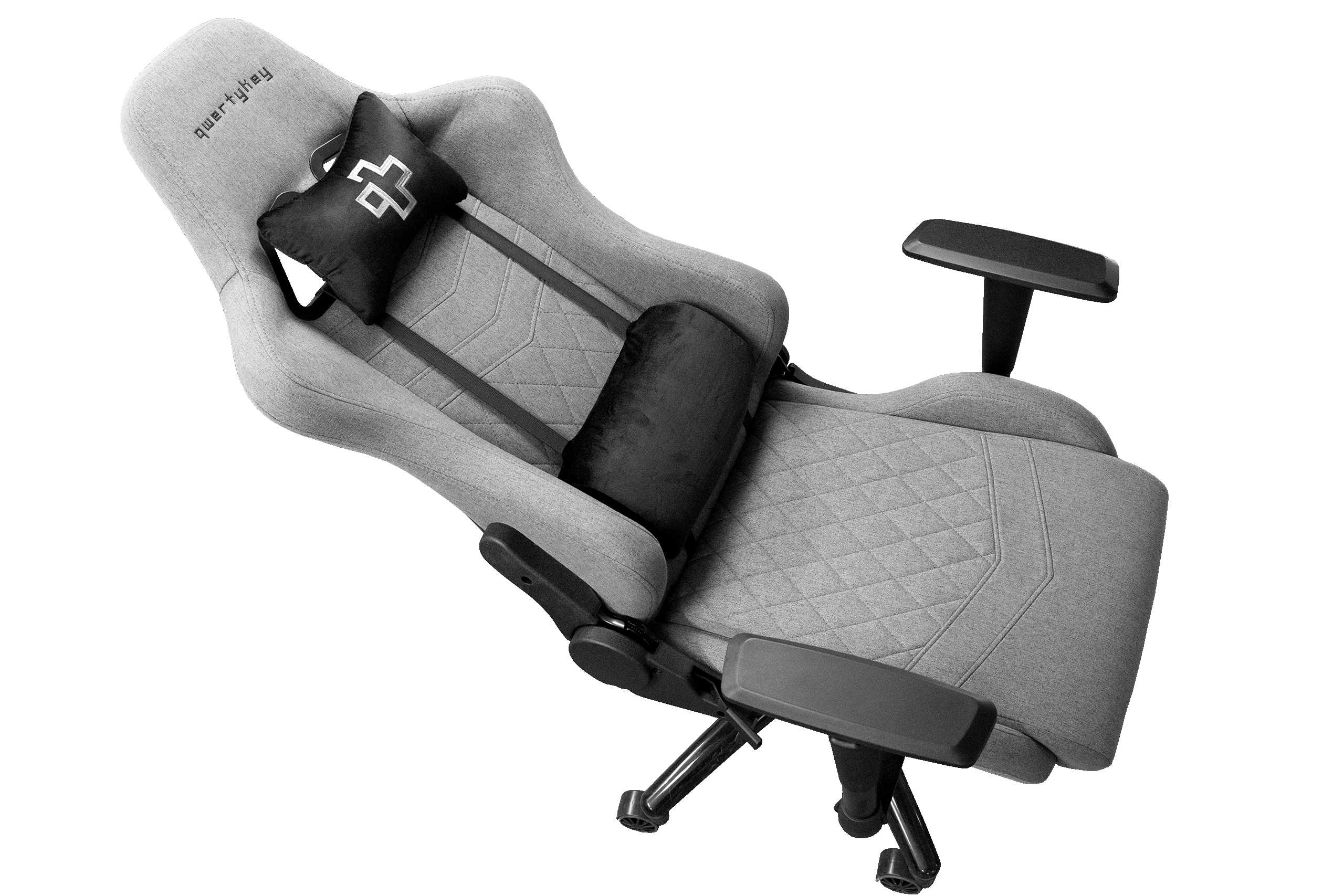 QwertyKey - QK/ALT, Gray Gaming Chair