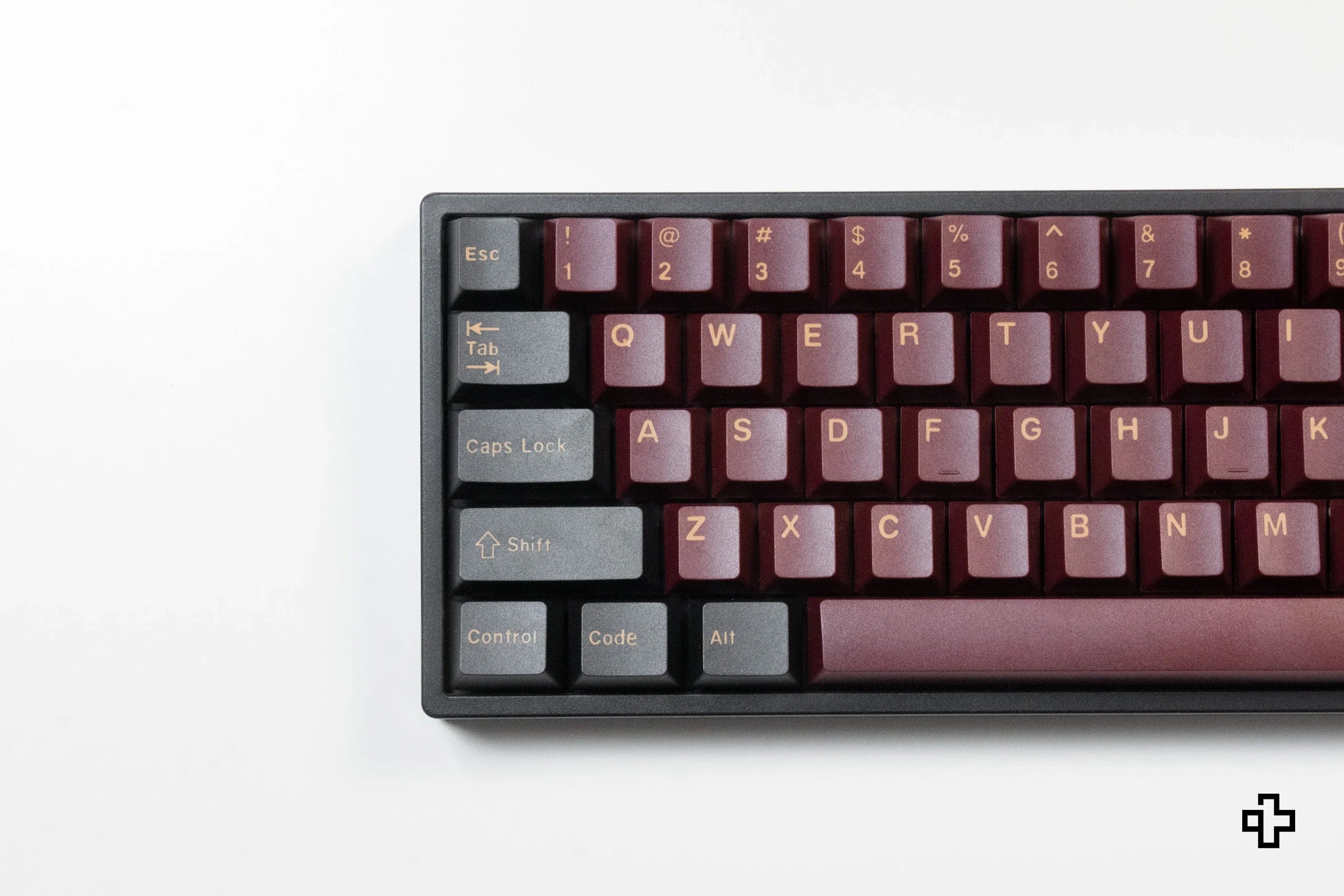 QwertyKey Sangria PBT Double Shot OEM Profile Keycap Set