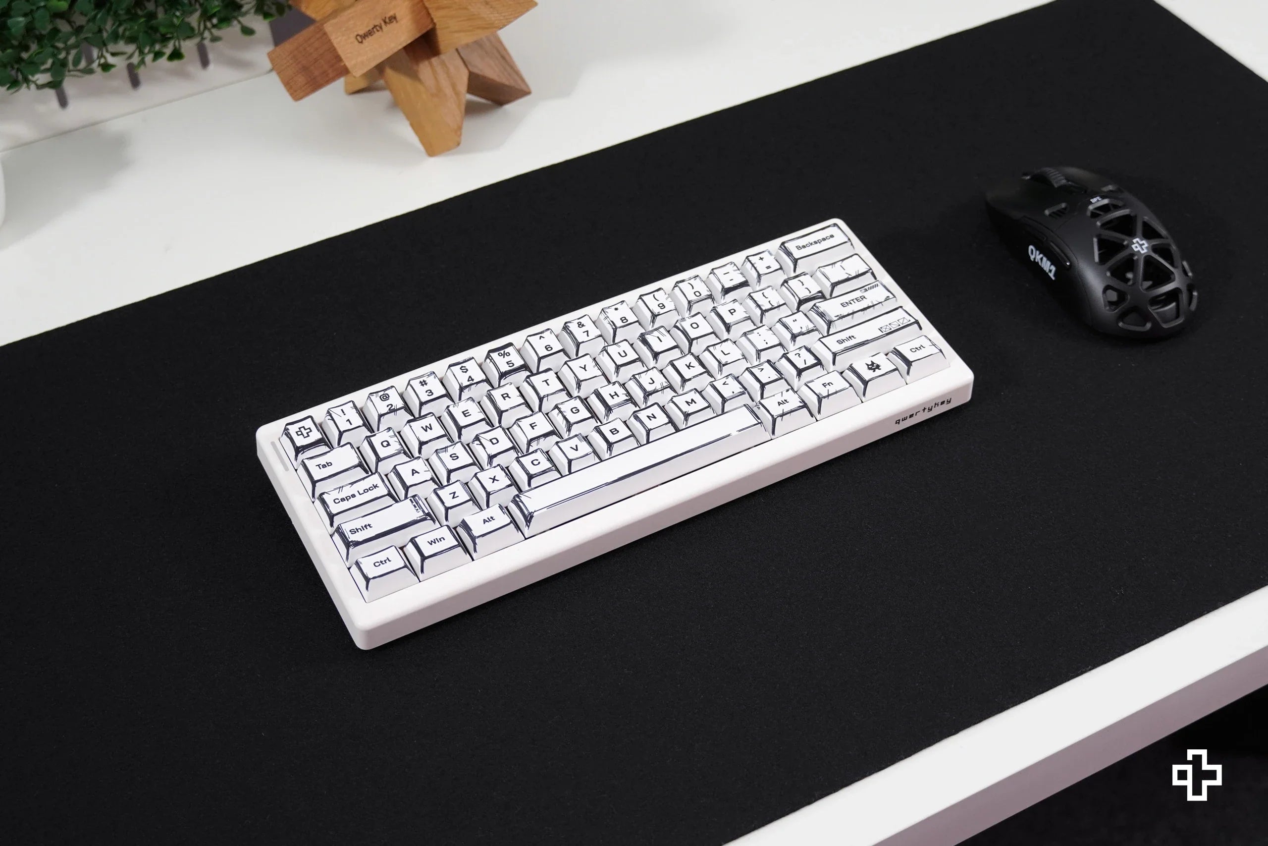 QwertyKey Manga Cherry Profile PBT Keycap Set