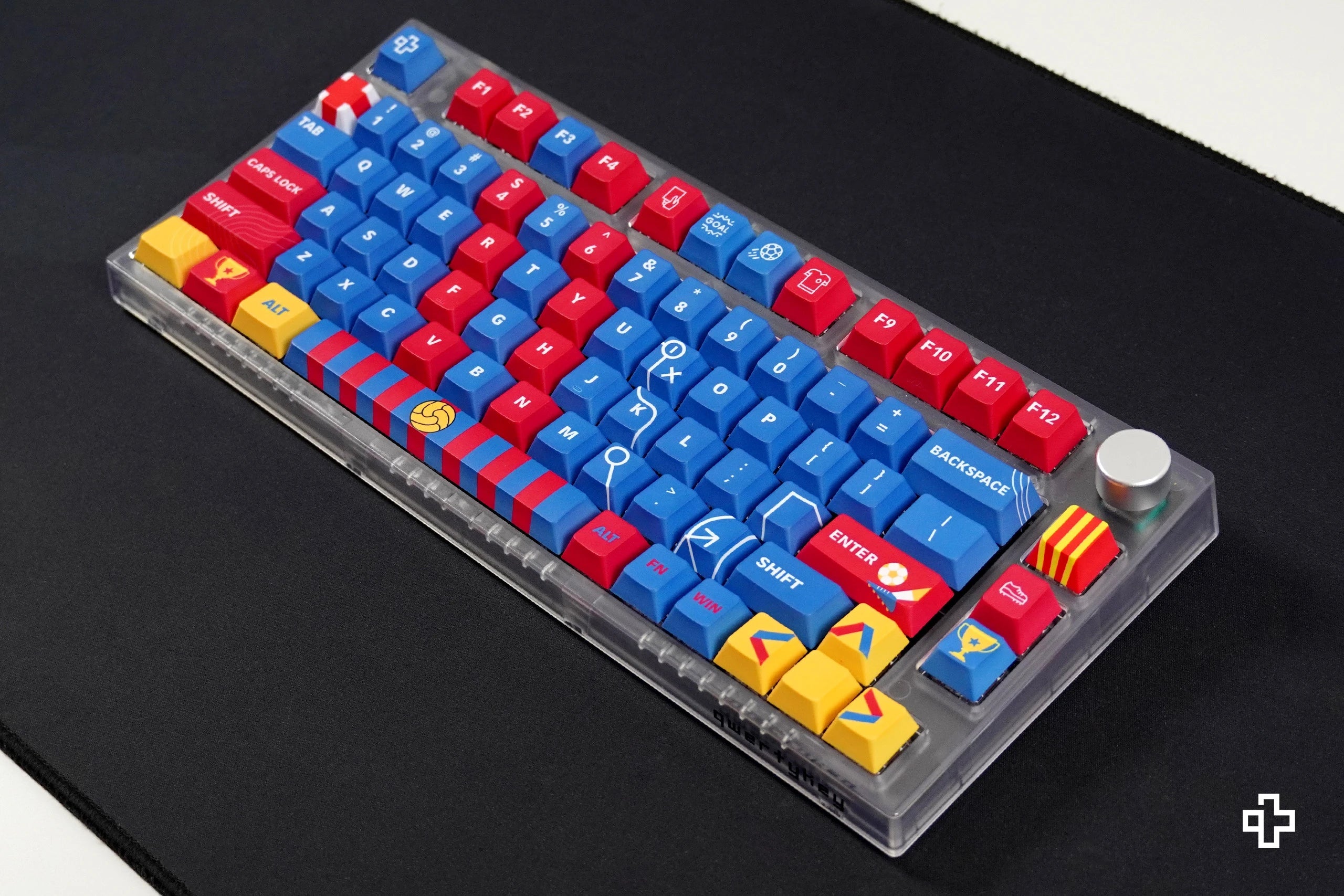 QwertyKey Catalunya Dye Sub Cherry Profile Keycap Set