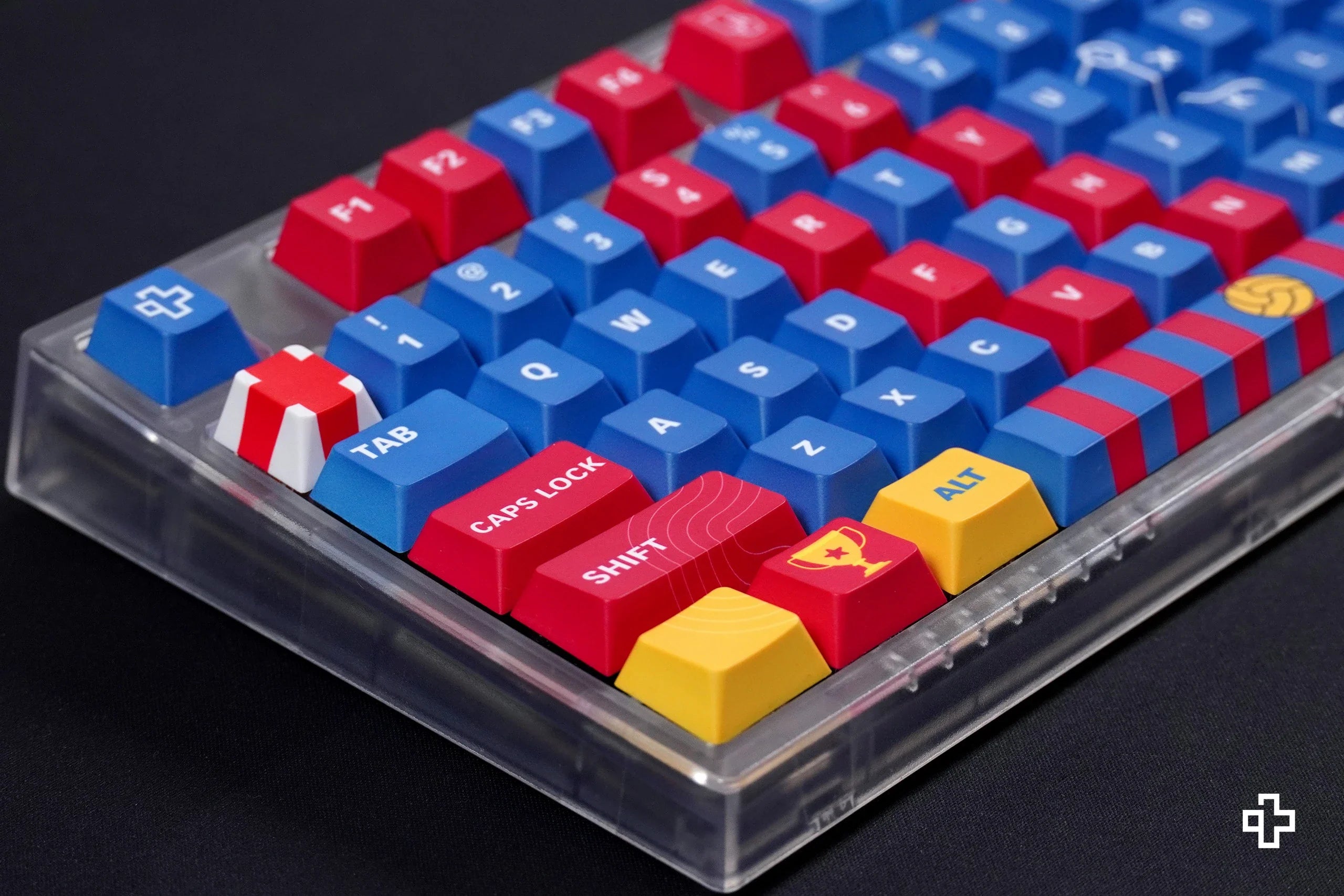QwertyKey Catalunya Dye Sub Cherry Profile Keycap Set