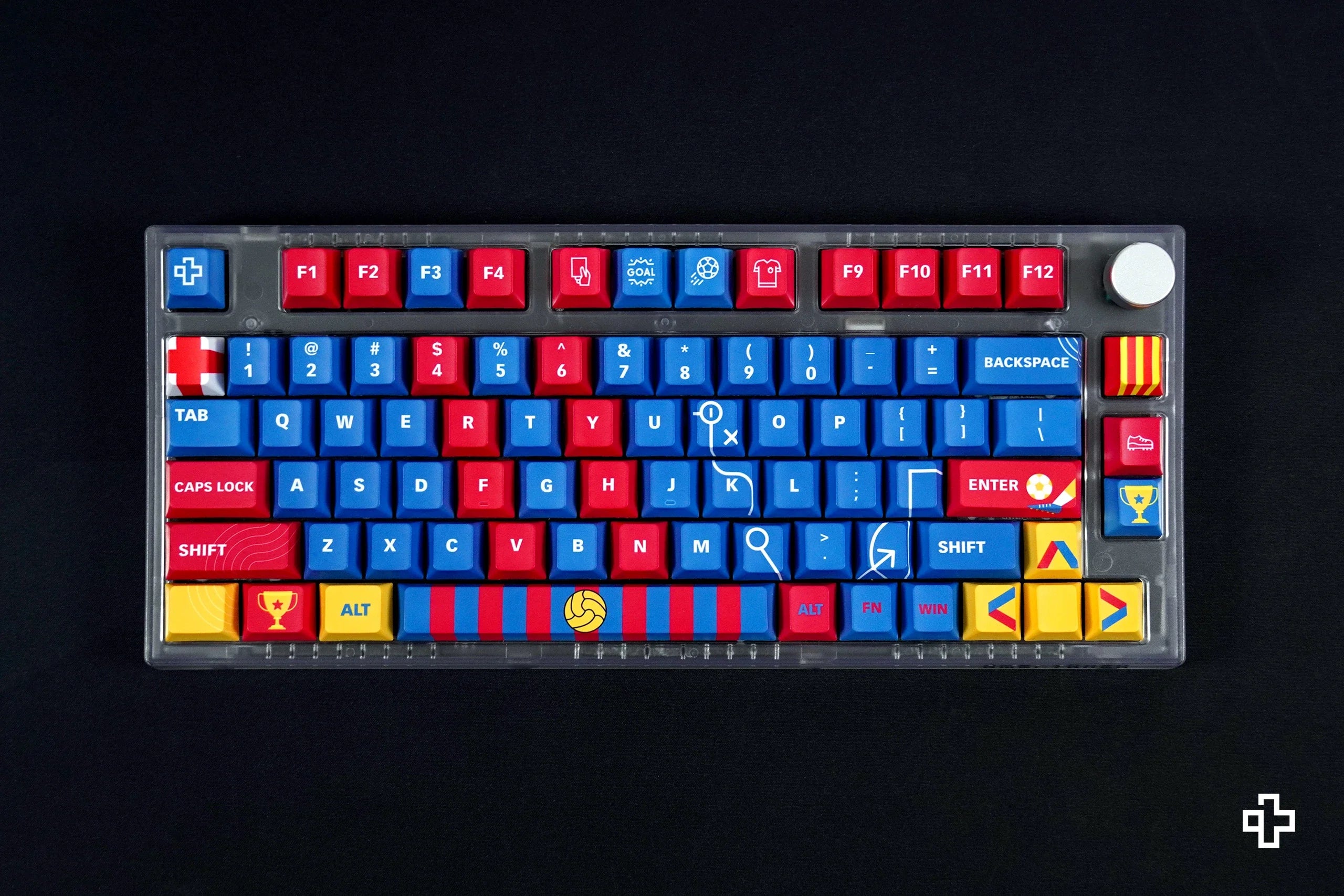 QwertyKey Catalunya Dye Sub Cherry Profile Keycap Set