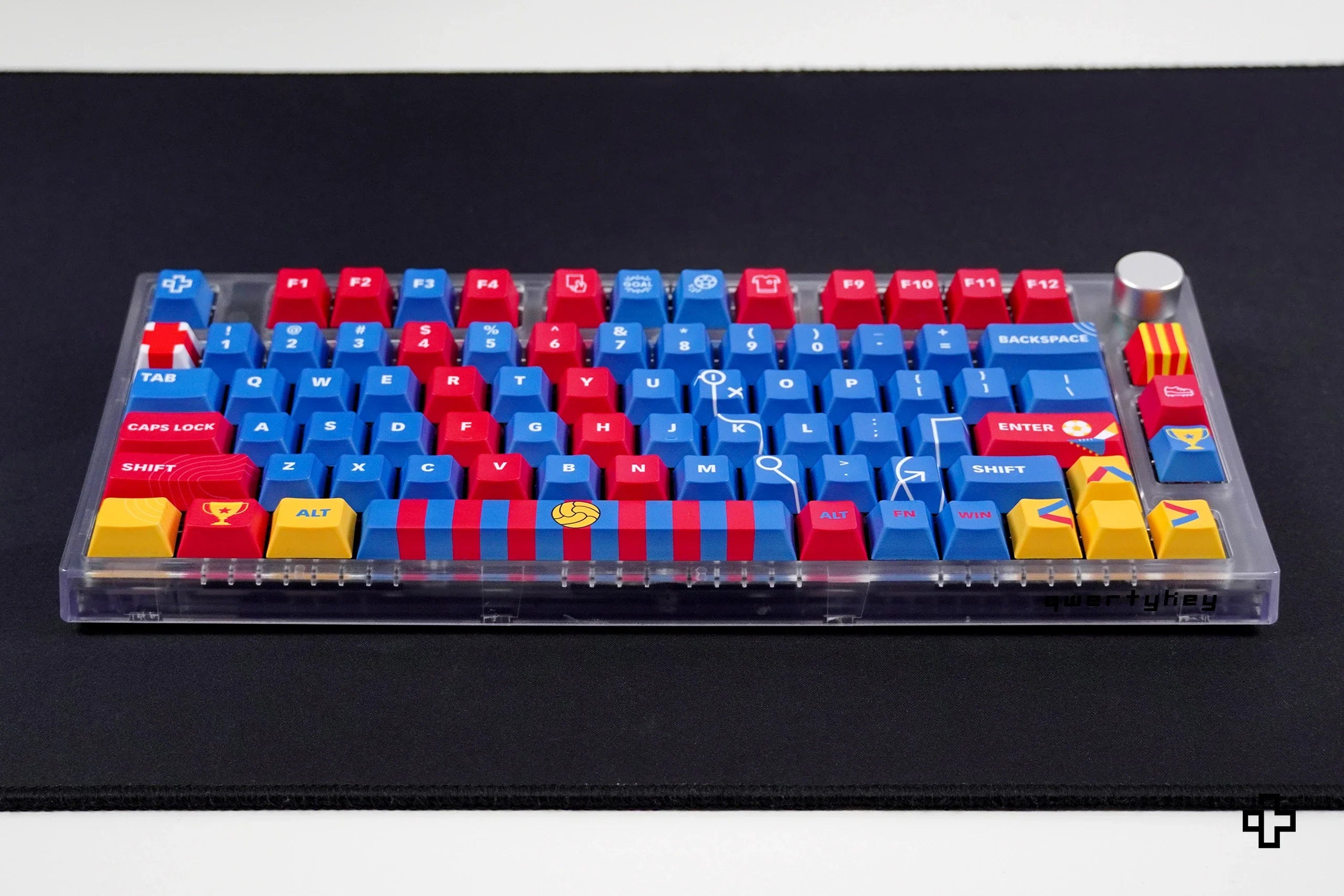QwertyKey Catalunya Dye Sub Cherry Profile Keycap Set