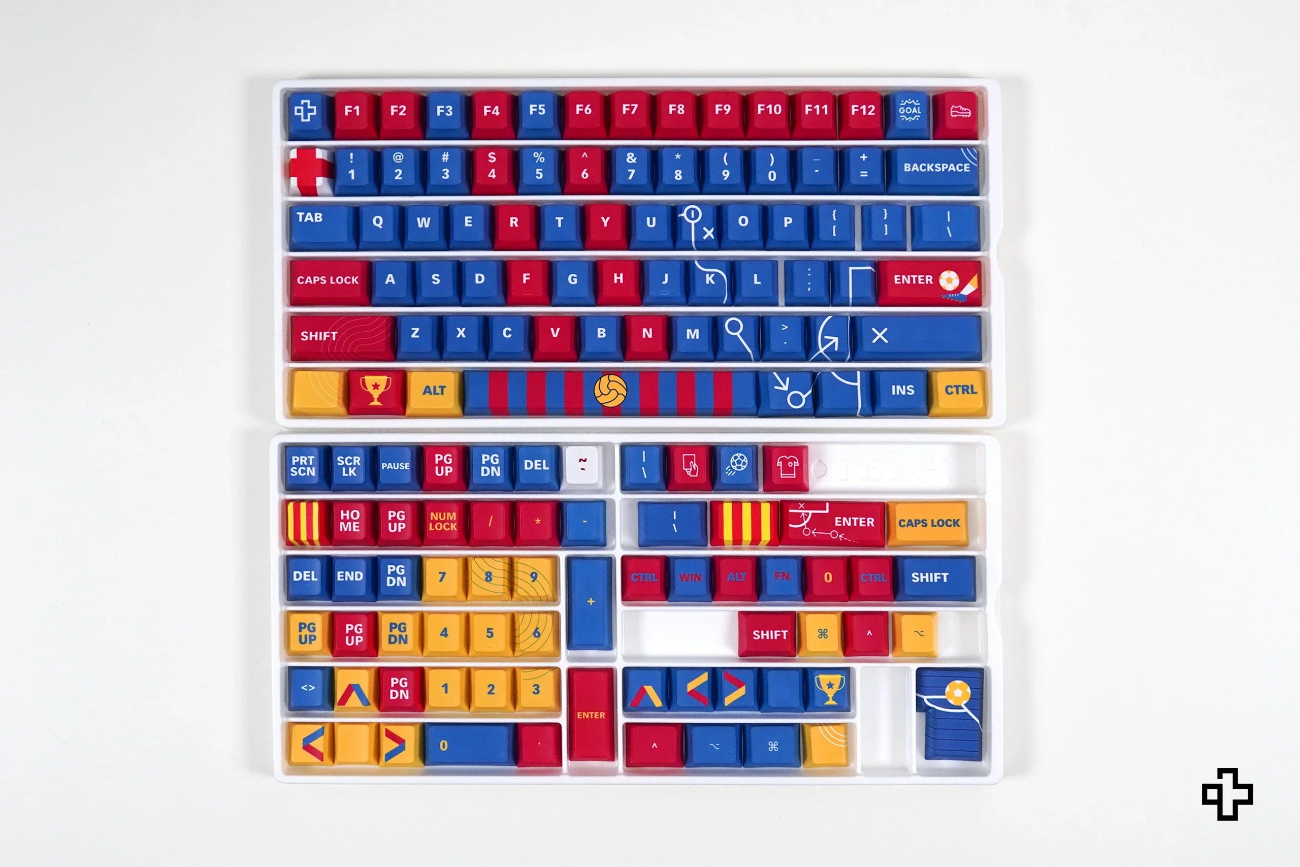 QwertyKey Catalunya Dye Sub Cherry Profile Keycap Set