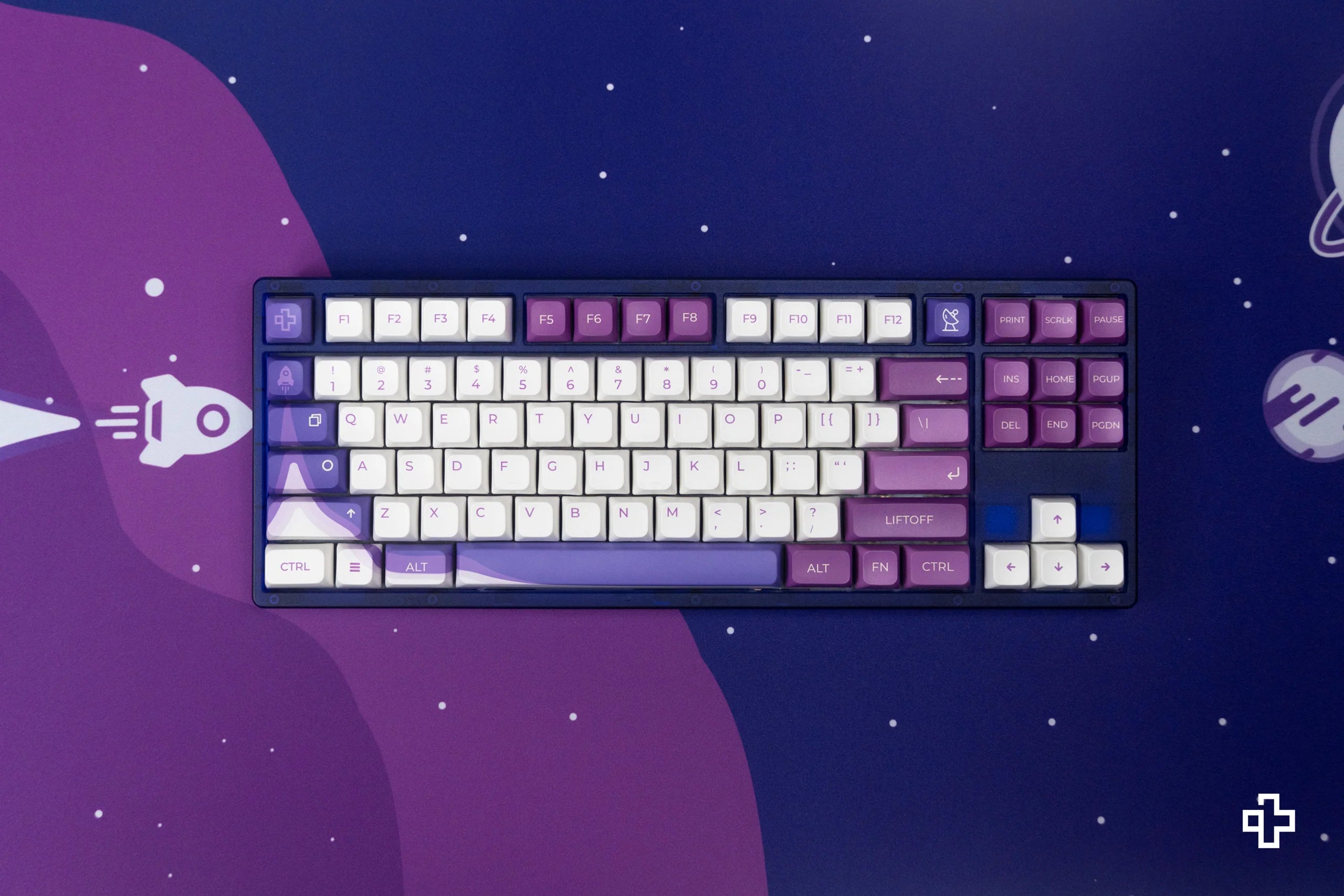 QwertyKey LiftOff XDA Profile PBT Keycap Set