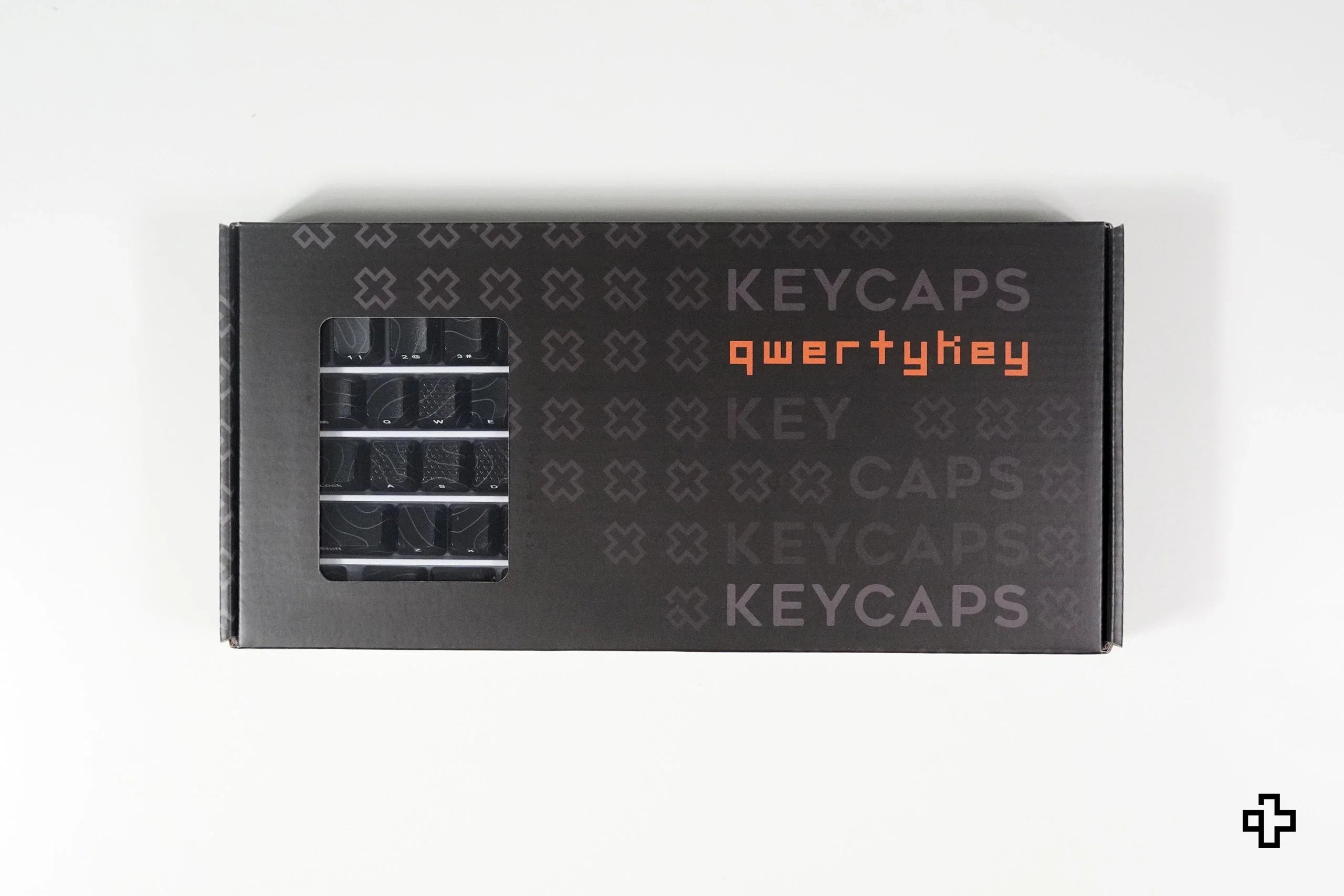Topographic QwertyKey IMD Technology Black Keycap Set