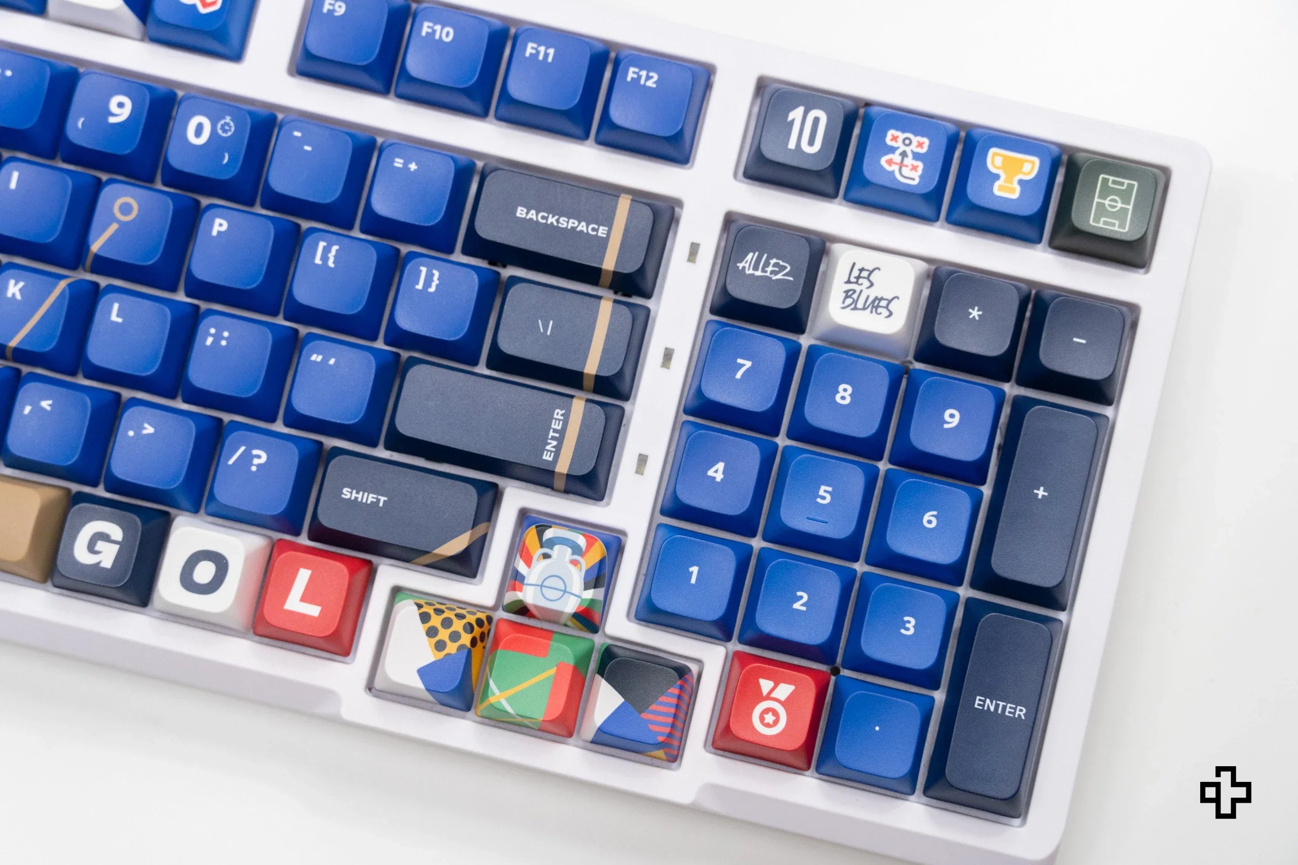 QwertyKey Euro 2024 France XDA Profile PBT Keycap Set