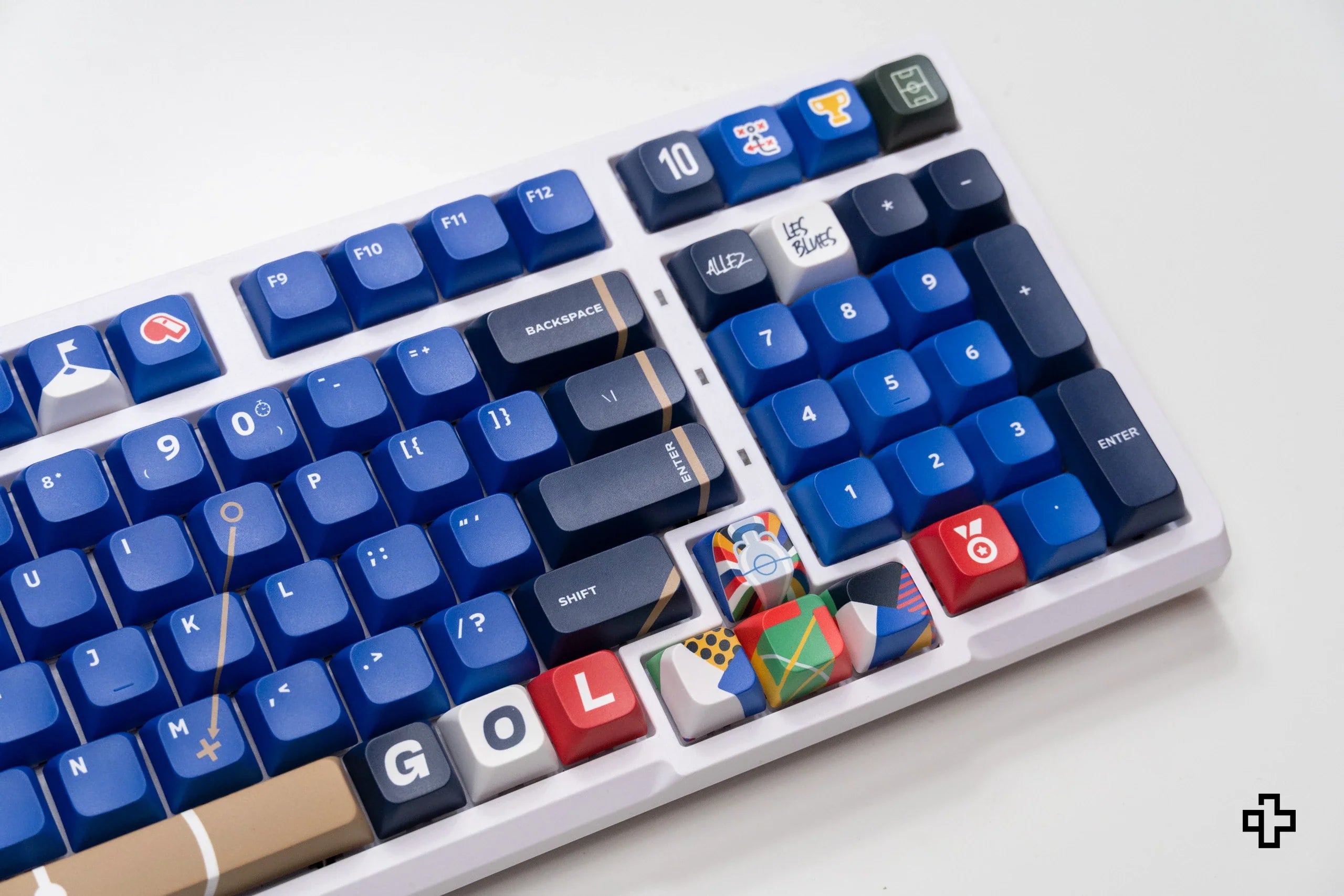 QwertyKey Euro 2024 France XDA Profile PBT Keycap Set