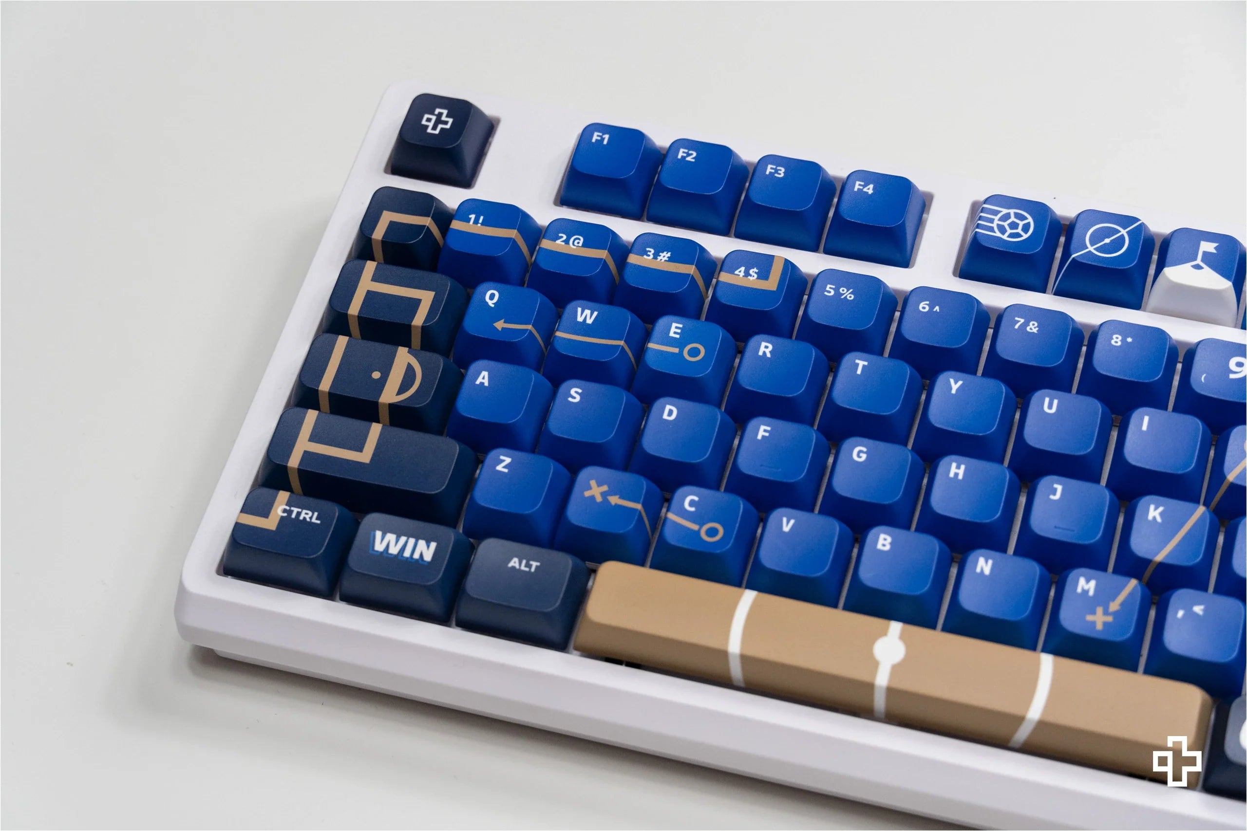 QwertyKey Euro 2024 France XDA Profile PBT Keycap Set